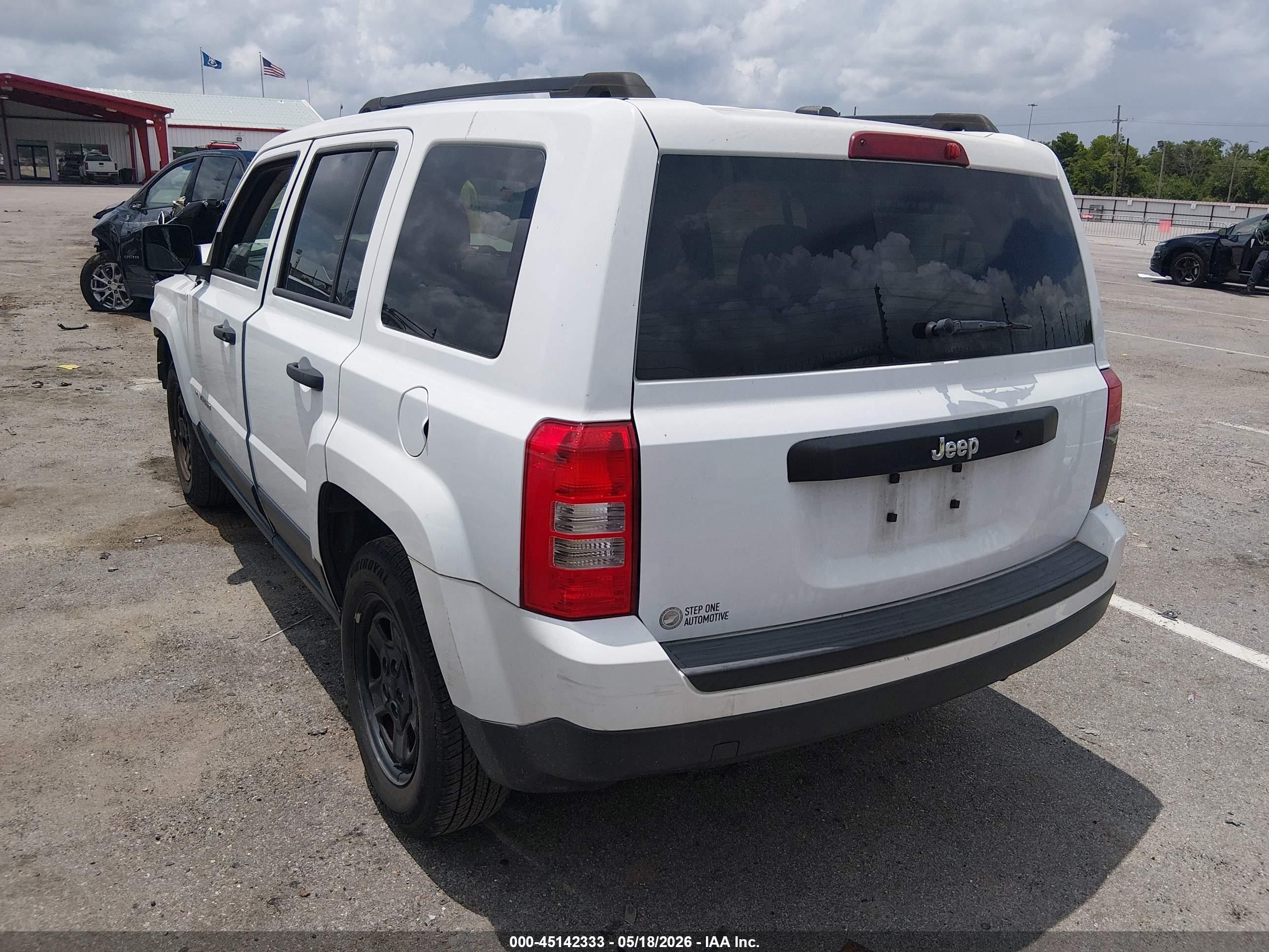 2017 Jeep Patriot Sport Fwd Белый vin: 1C4NJPBA8HD156678