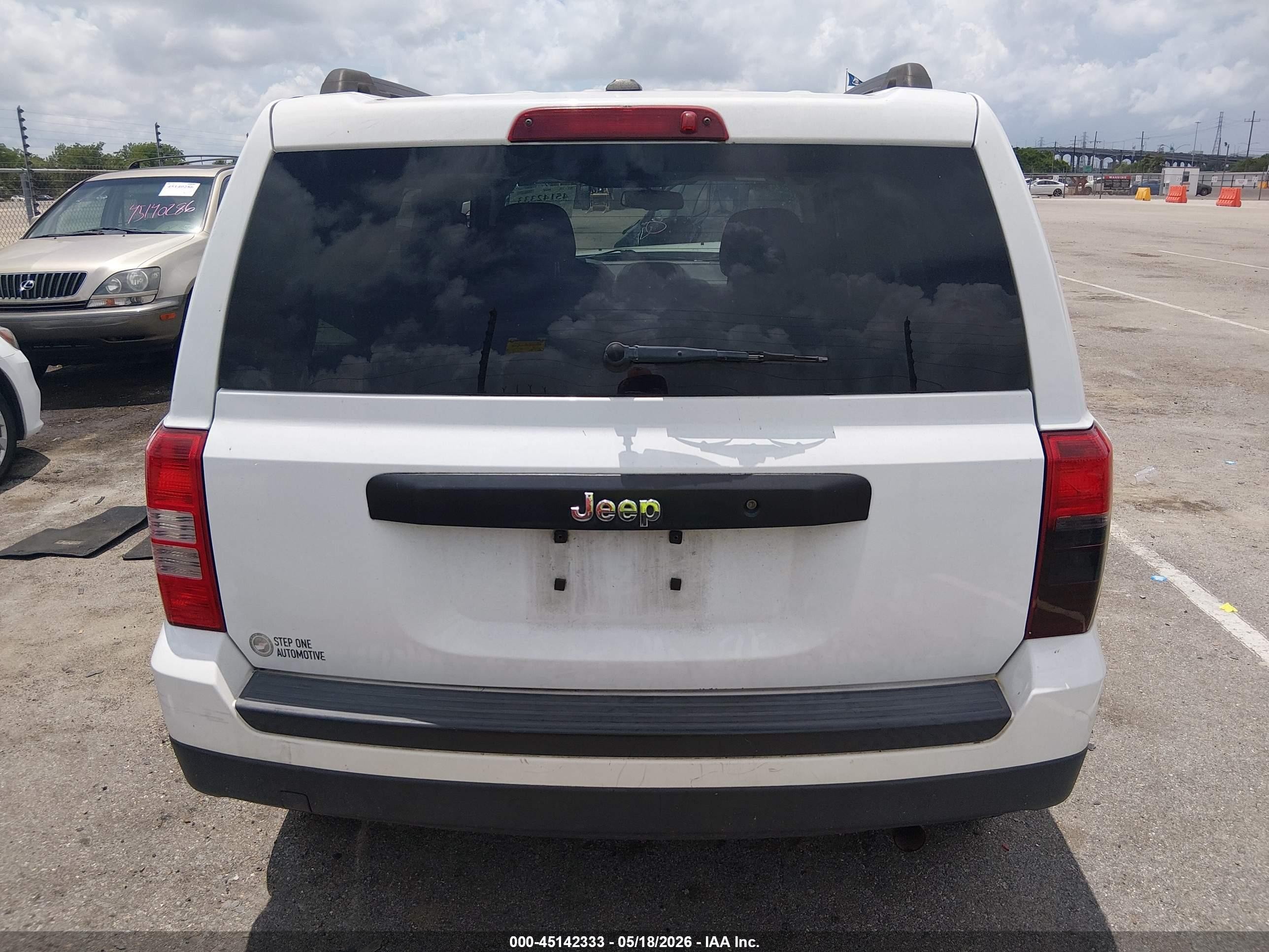2017 Jeep Patriot Sport Fwd Белый vin: 1C4NJPBA8HD156678