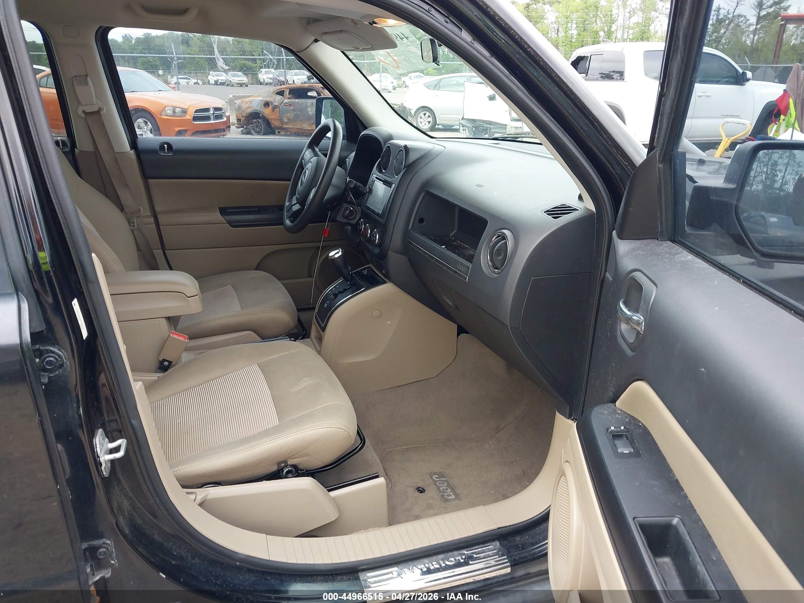 2012 Jeep Patriot Sport Black vin: 1C4NJPBA9CD590830