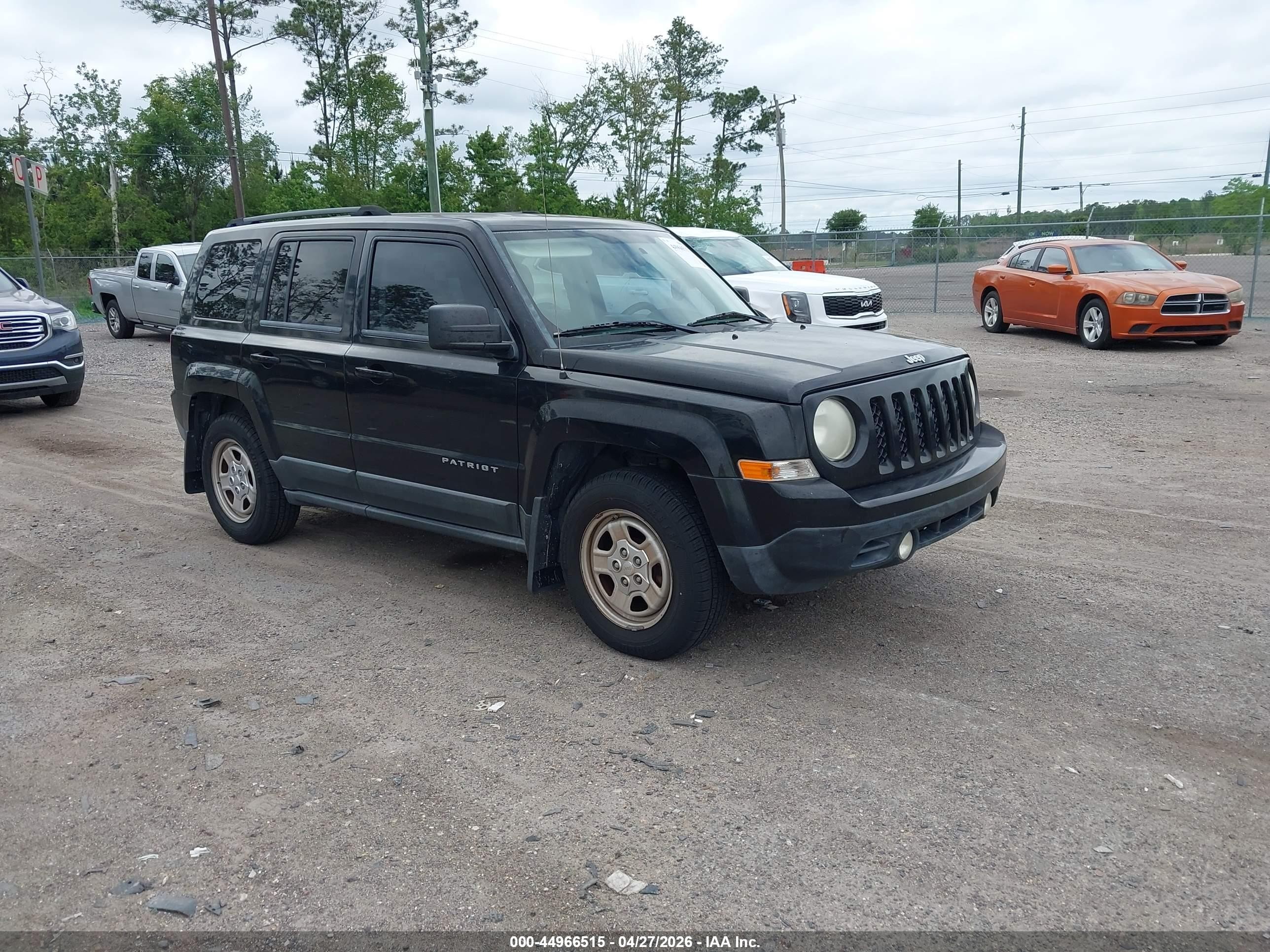 2012 Jeep Patriot Sport Black vin: 1C4NJPBA9CD590830