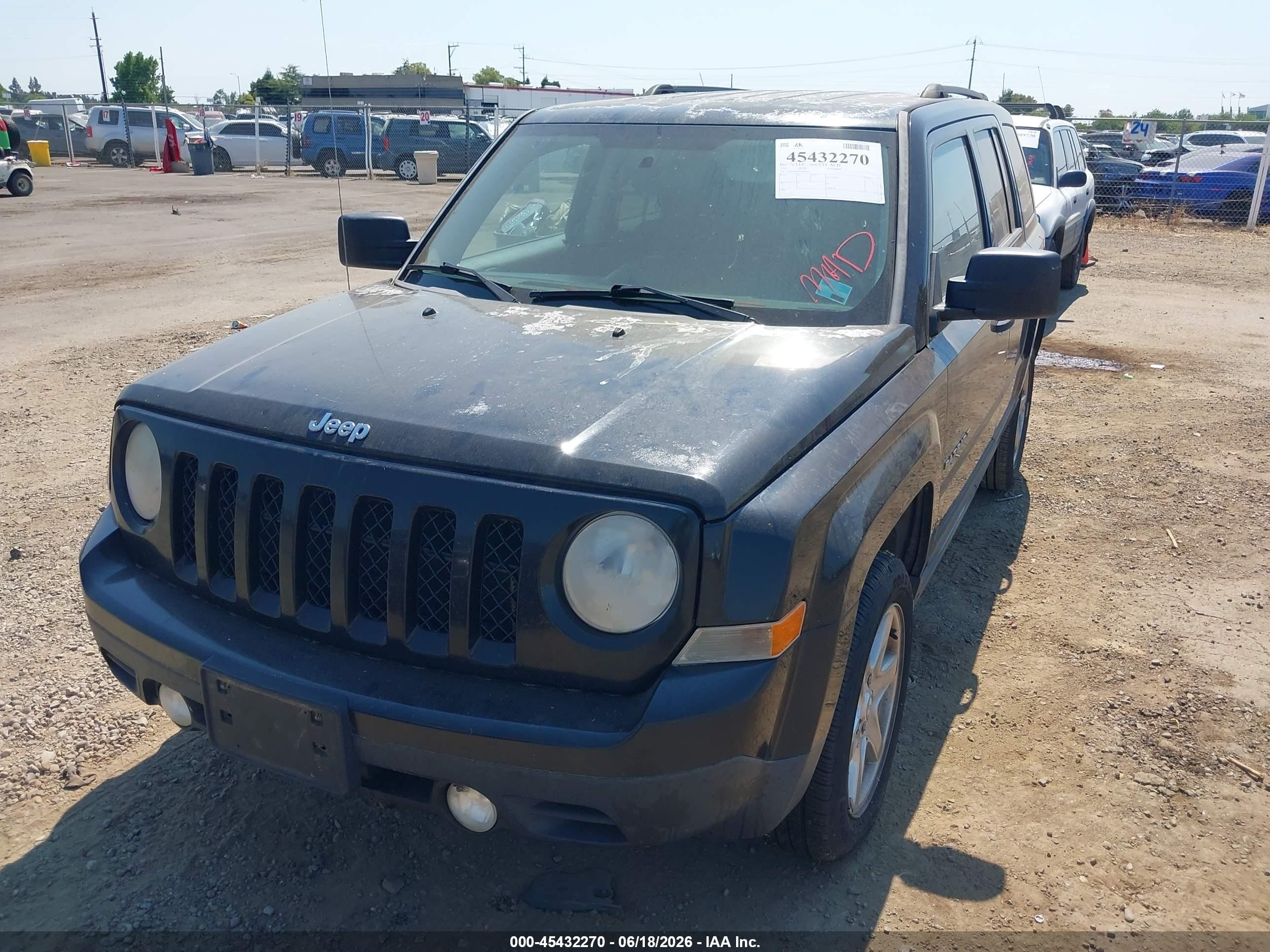 2012 Jeep Patriot Sport Black vin: 1C4NJPBA9CD606153