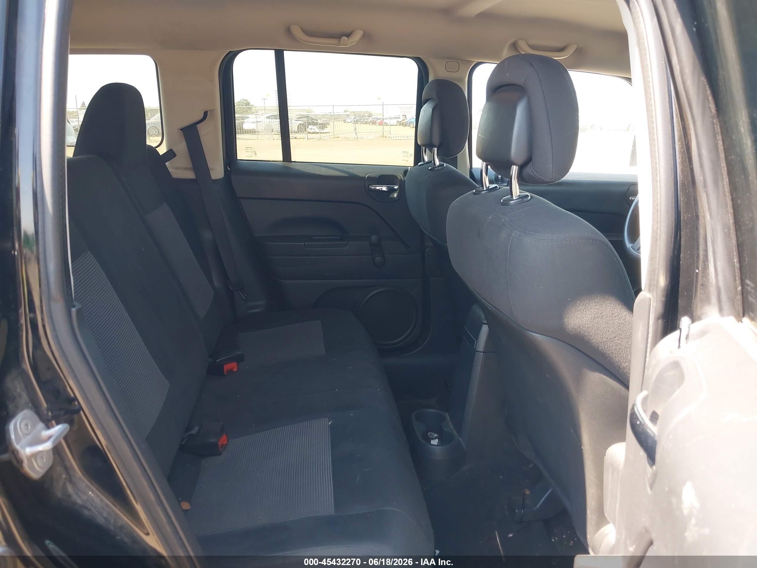 2012 Jeep Patriot Sport Black vin: 1C4NJPBA9CD606153