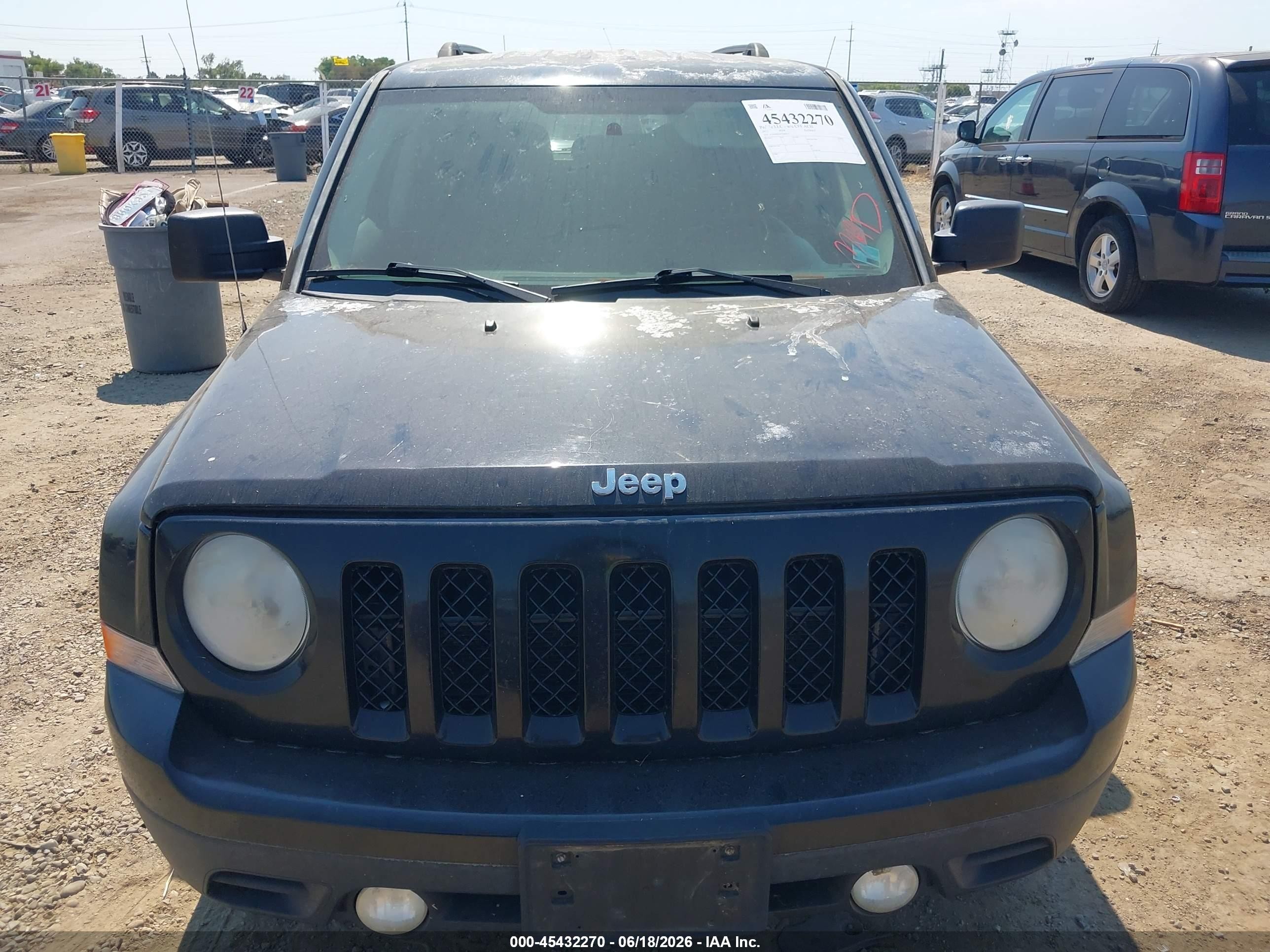 2012 Jeep Patriot Sport Black vin: 1C4NJPBA9CD606153