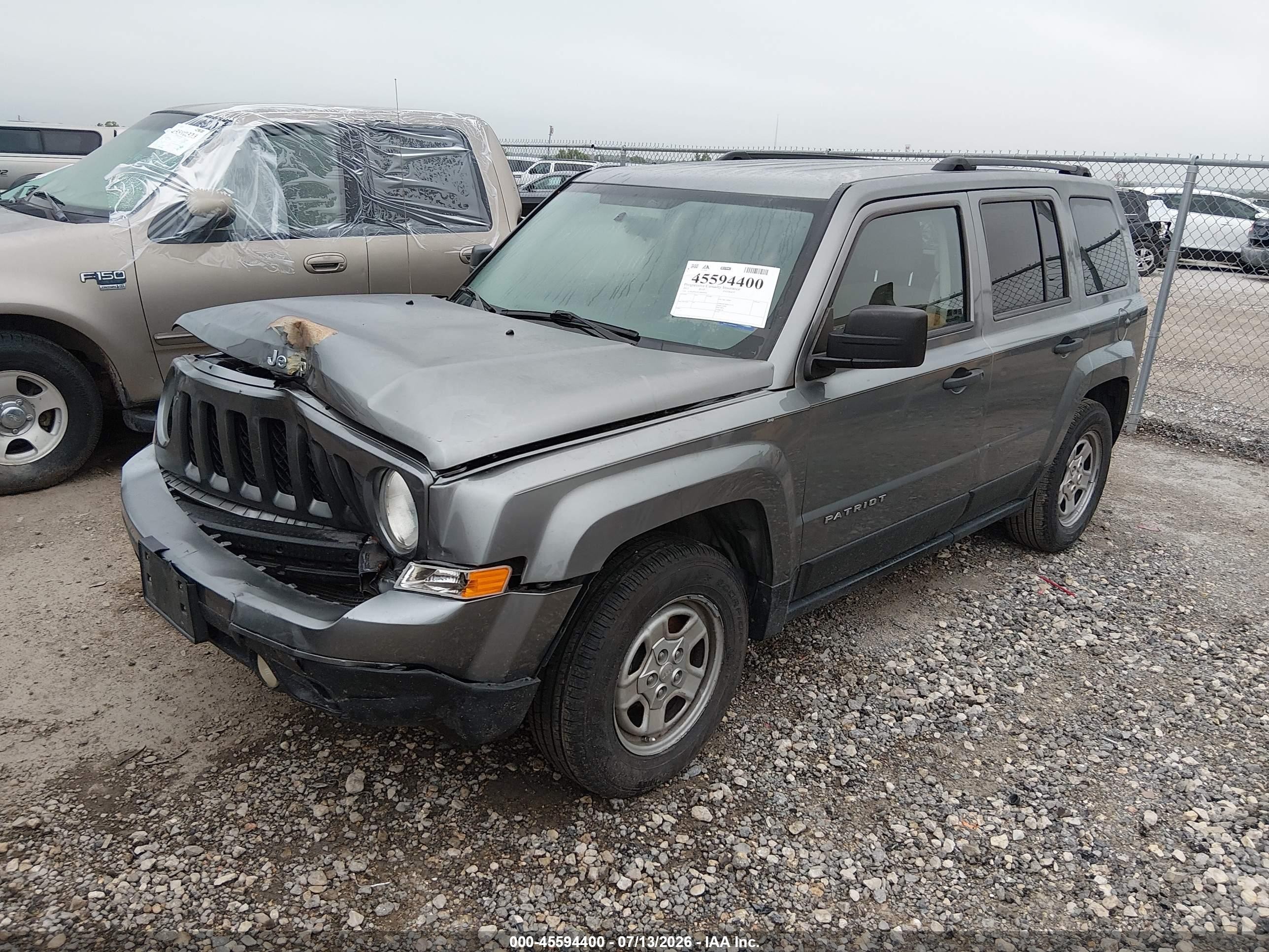 2012 Jeep Patriot Sport Gray vin: 1C4NJPBA9CD660858