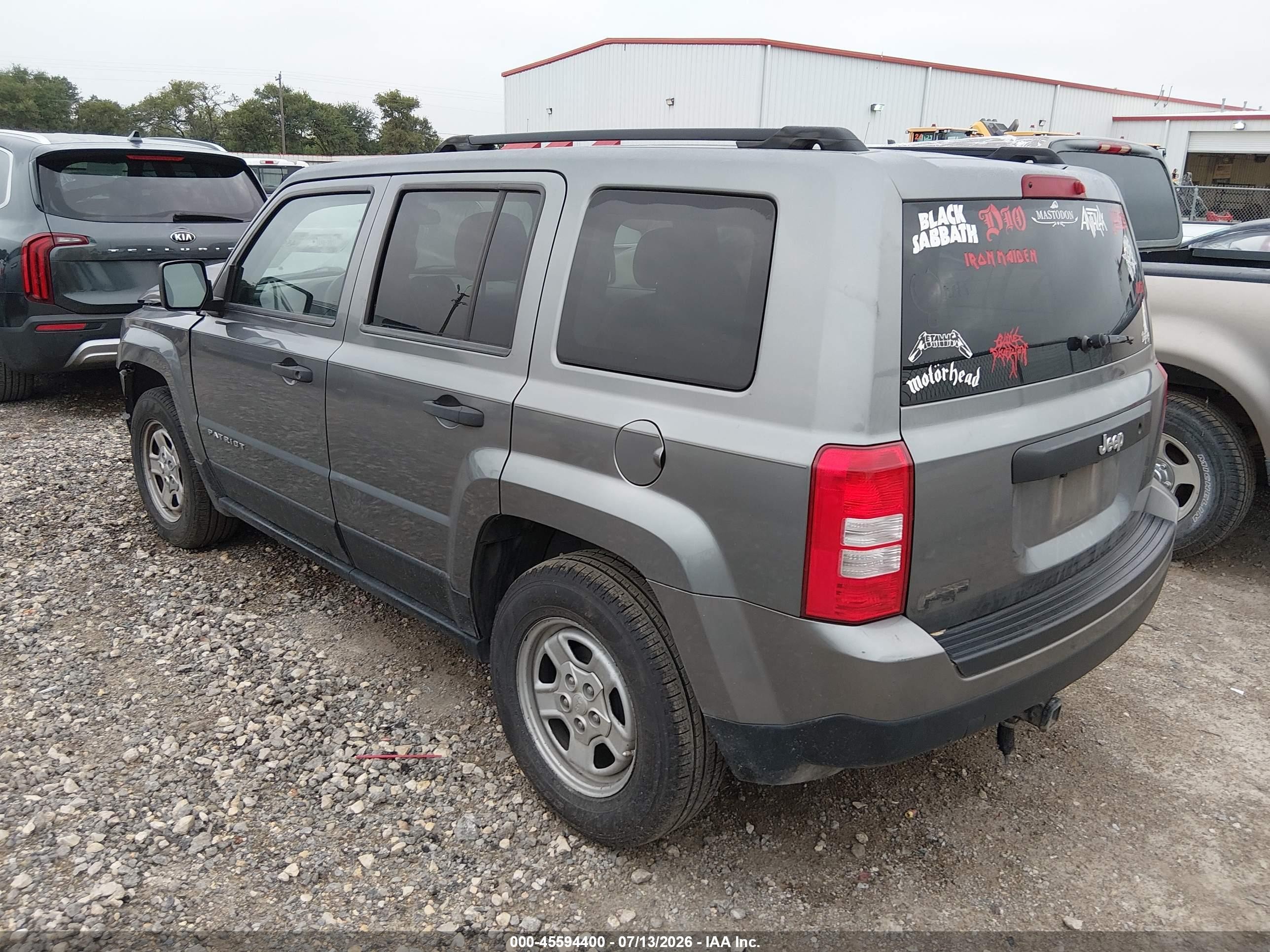 2012 Jeep Patriot Sport Gray vin: 1C4NJPBA9CD660858