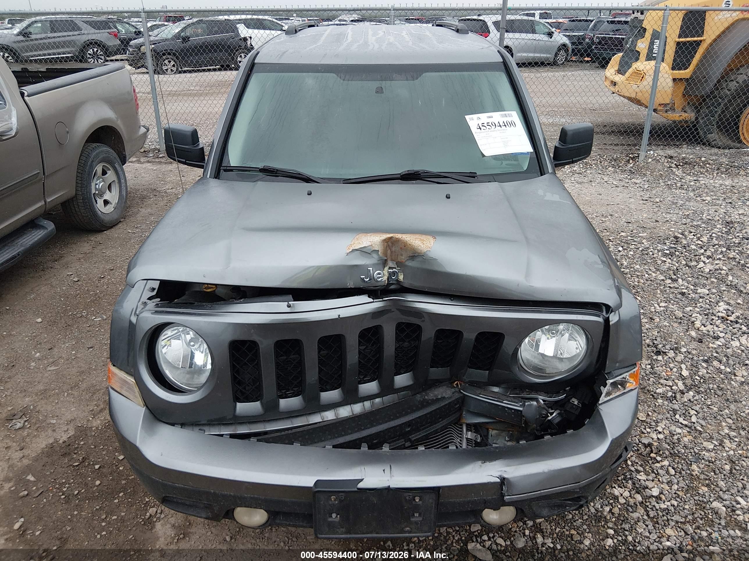 2012 Jeep Patriot Sport Gray vin: 1C4NJPBA9CD660858
