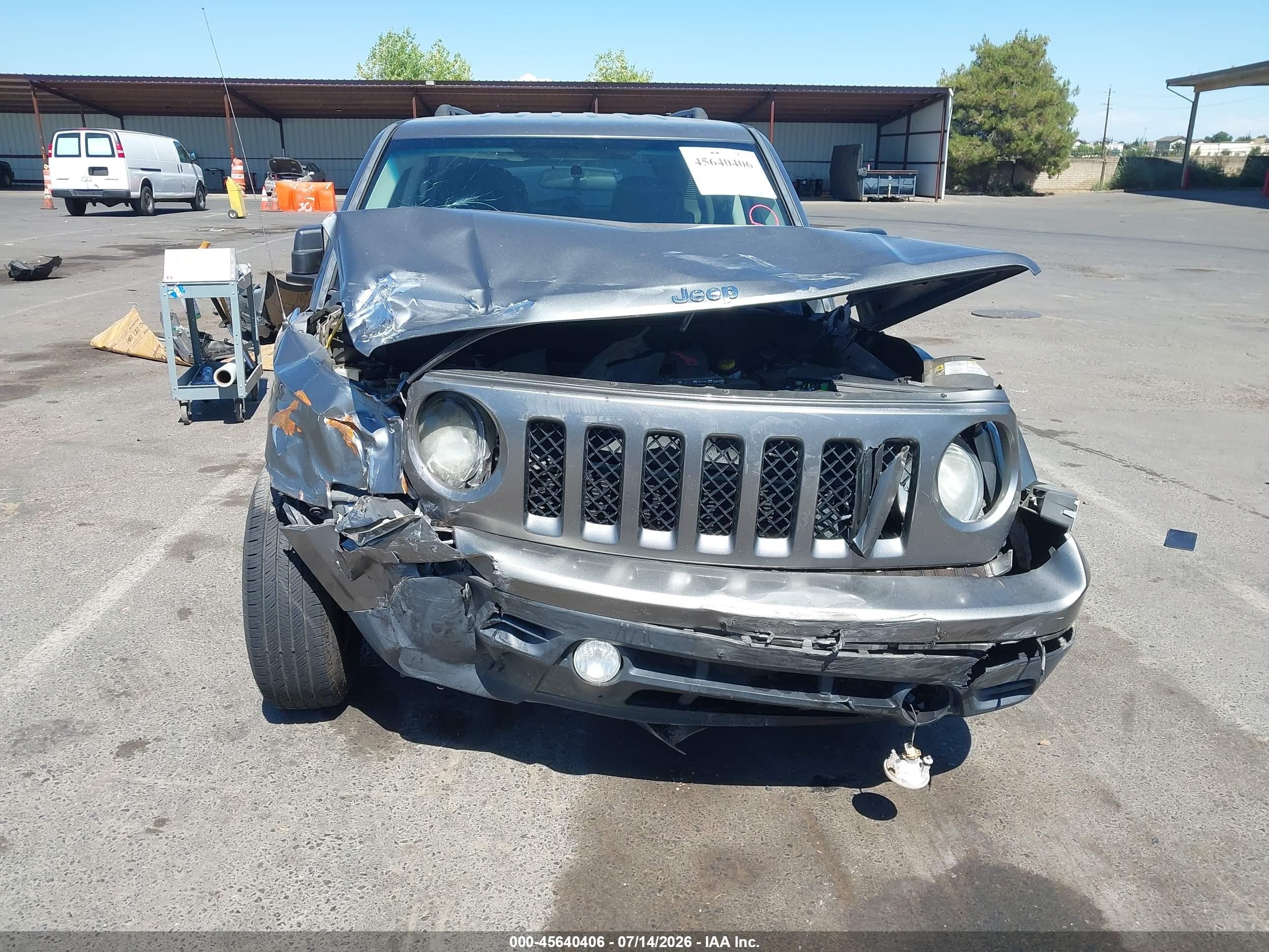 2013 Jeep Patriot Sport Gray vin: 1C4NJPBA9DD245914