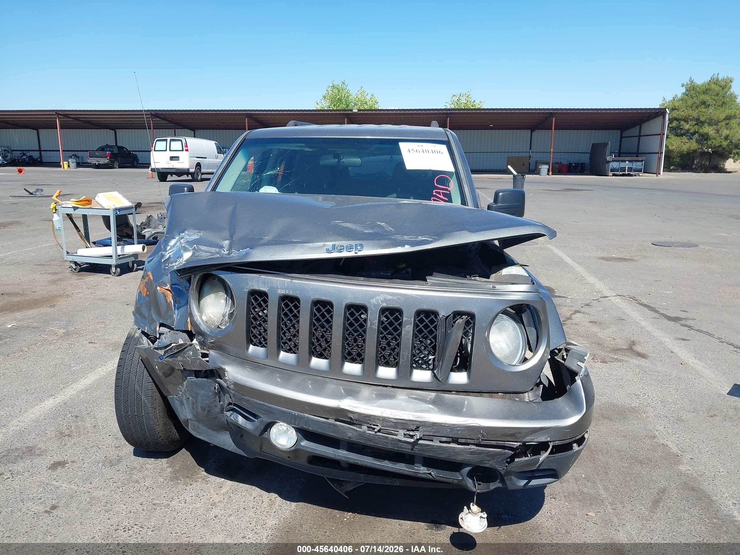 2013 Jeep Patriot Sport Gray vin: 1C4NJPBA9DD245914