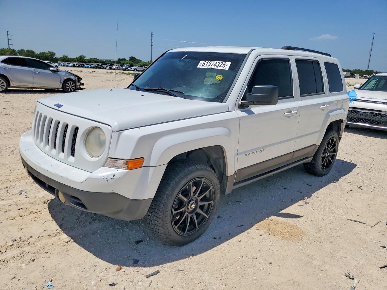 2013 Jeep Patriot Sport White vin: 1C4NJPBA9DD264544