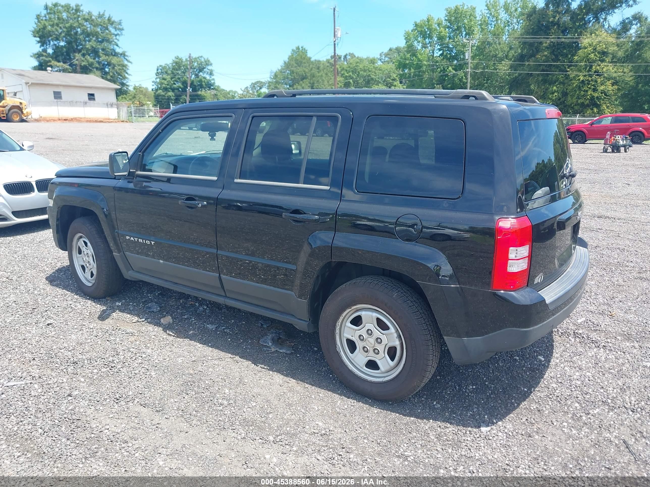 2014 Jeep Patriot Sport Black vin: 1C4NJPBA9ED602462