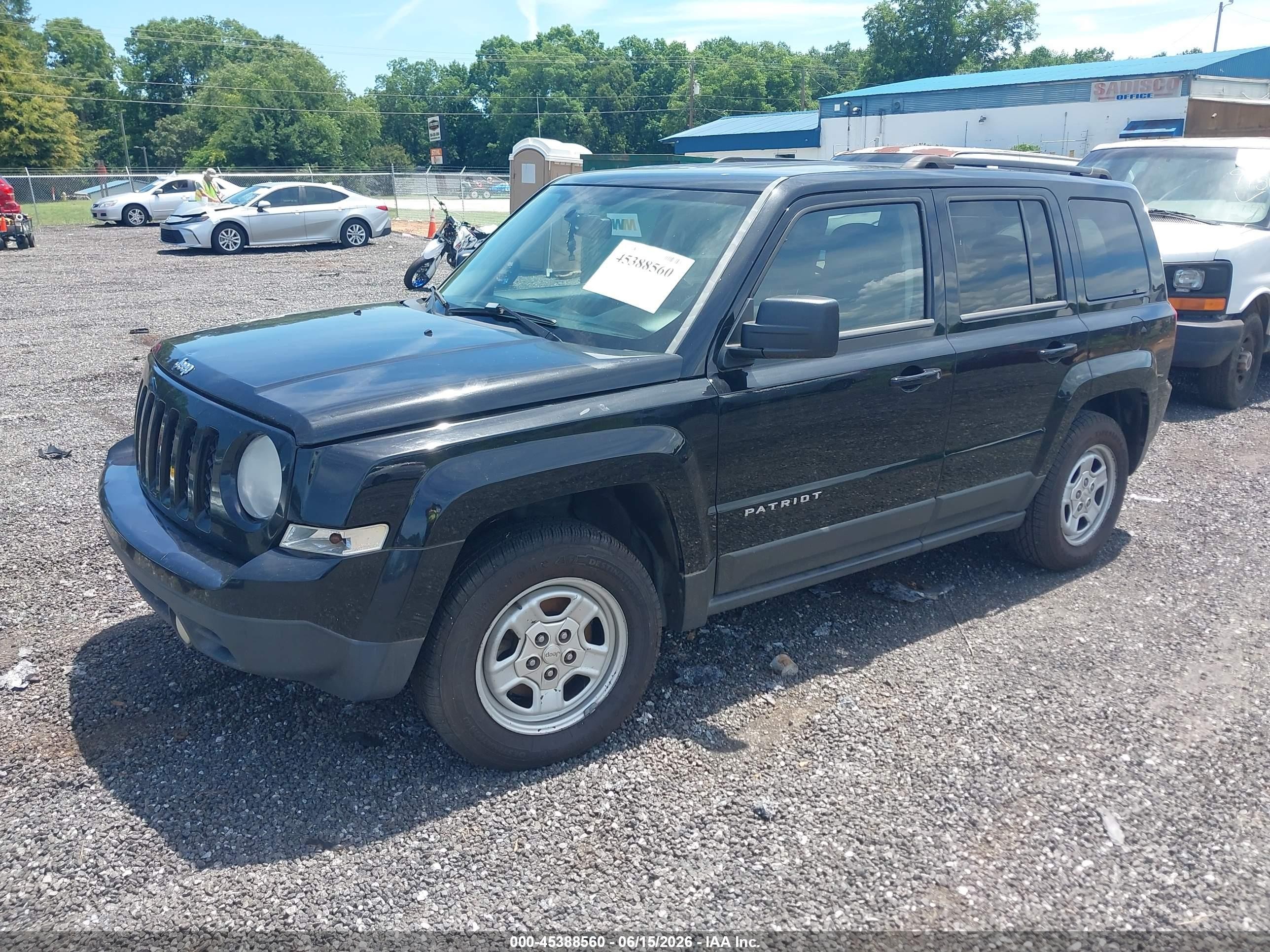 2014 Jeep Patriot Sport Black vin: 1C4NJPBA9ED602462