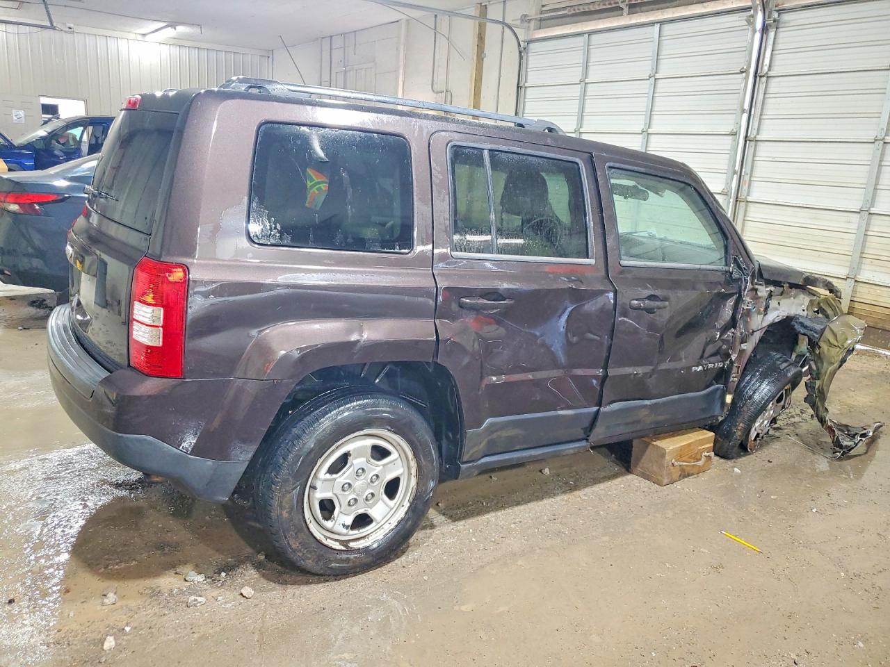 2014 Jeep Patriot Sport Brown vin: 1C4NJPBA9ED602641