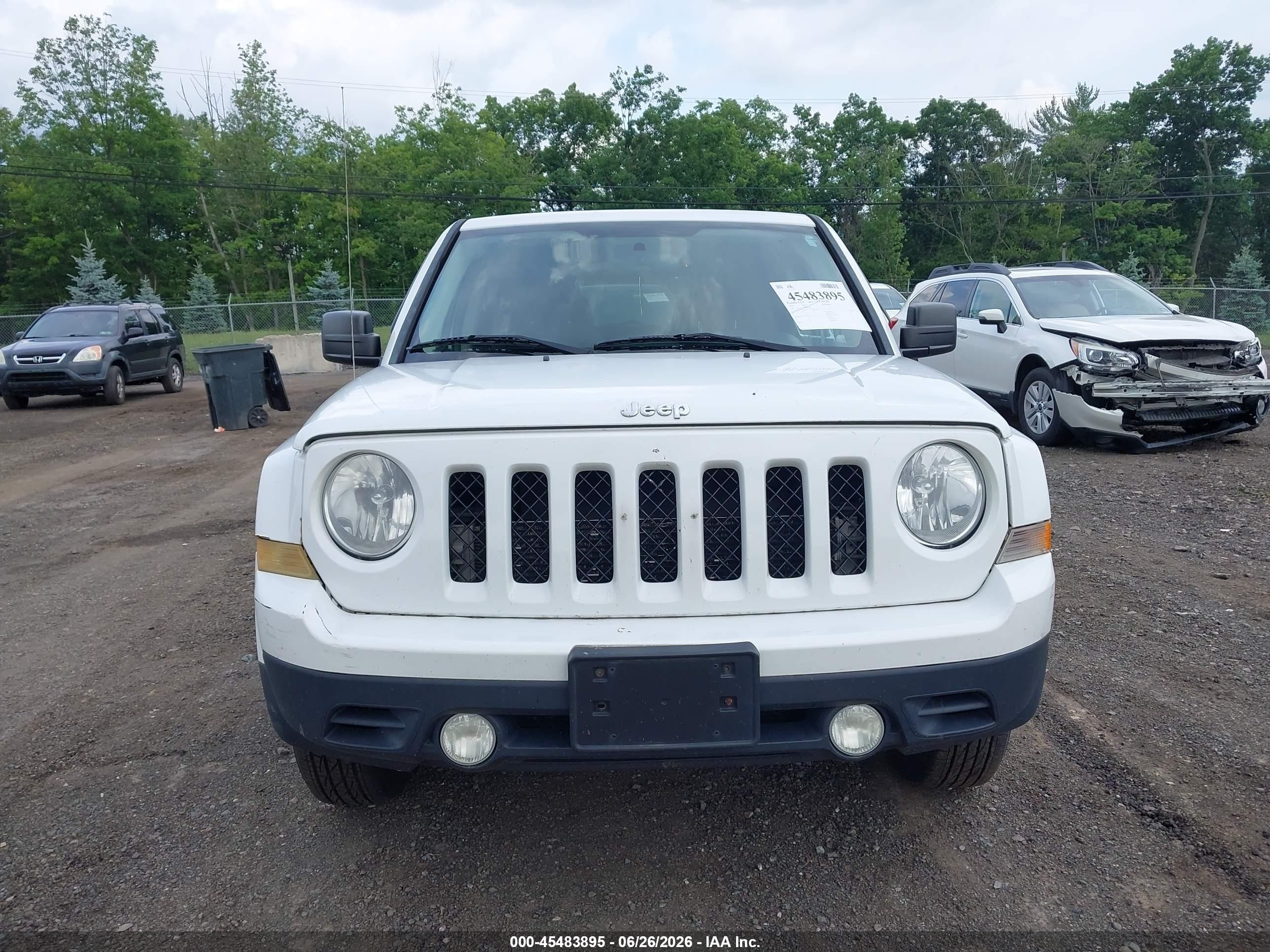 2014 Jeep Patriot Sport Белый vin: 1C4NJPBA9ED642816