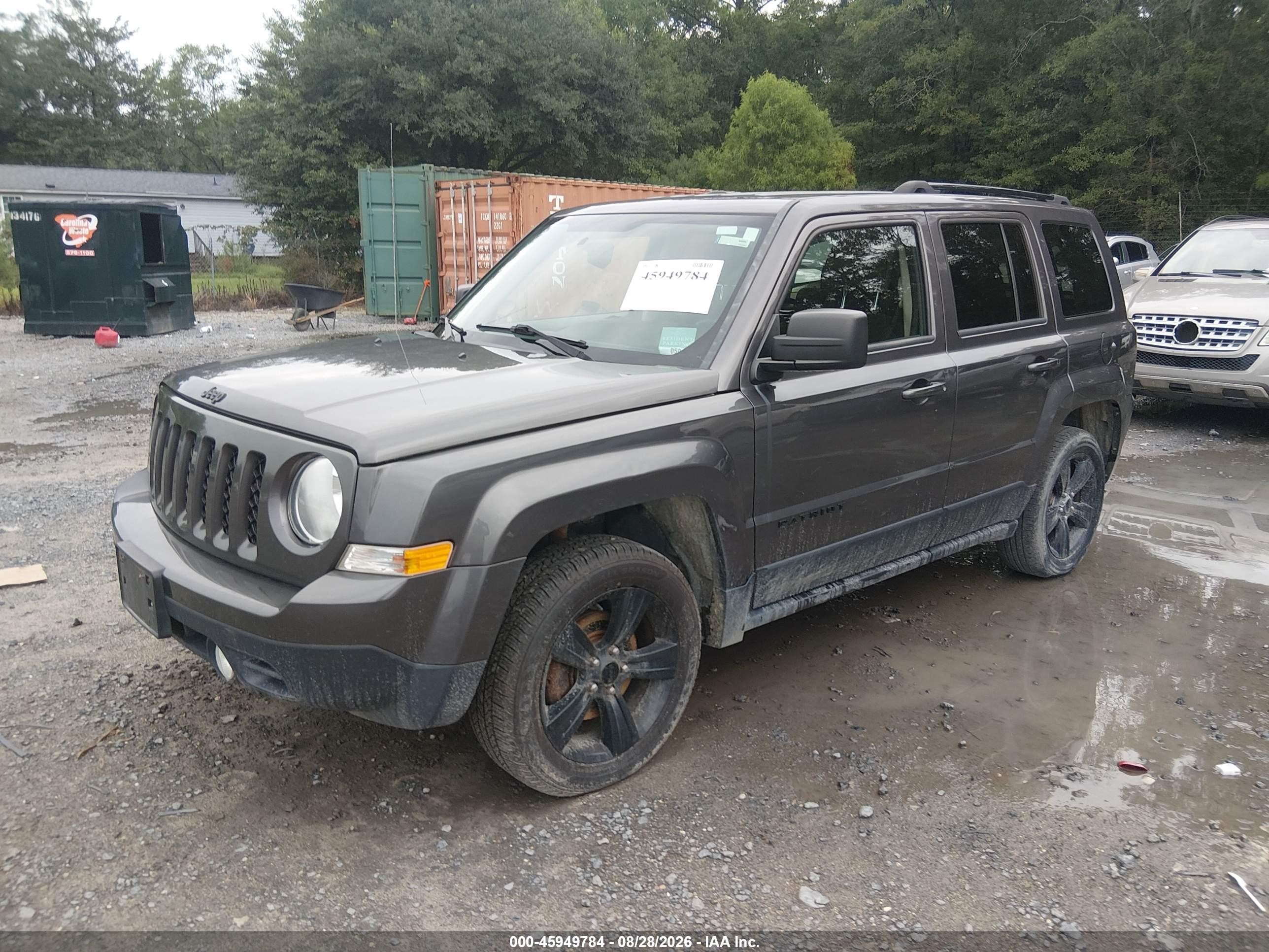 2015 Jeep Patriot Altitude Edition Gray vin: 1C4NJPBA9FD328472