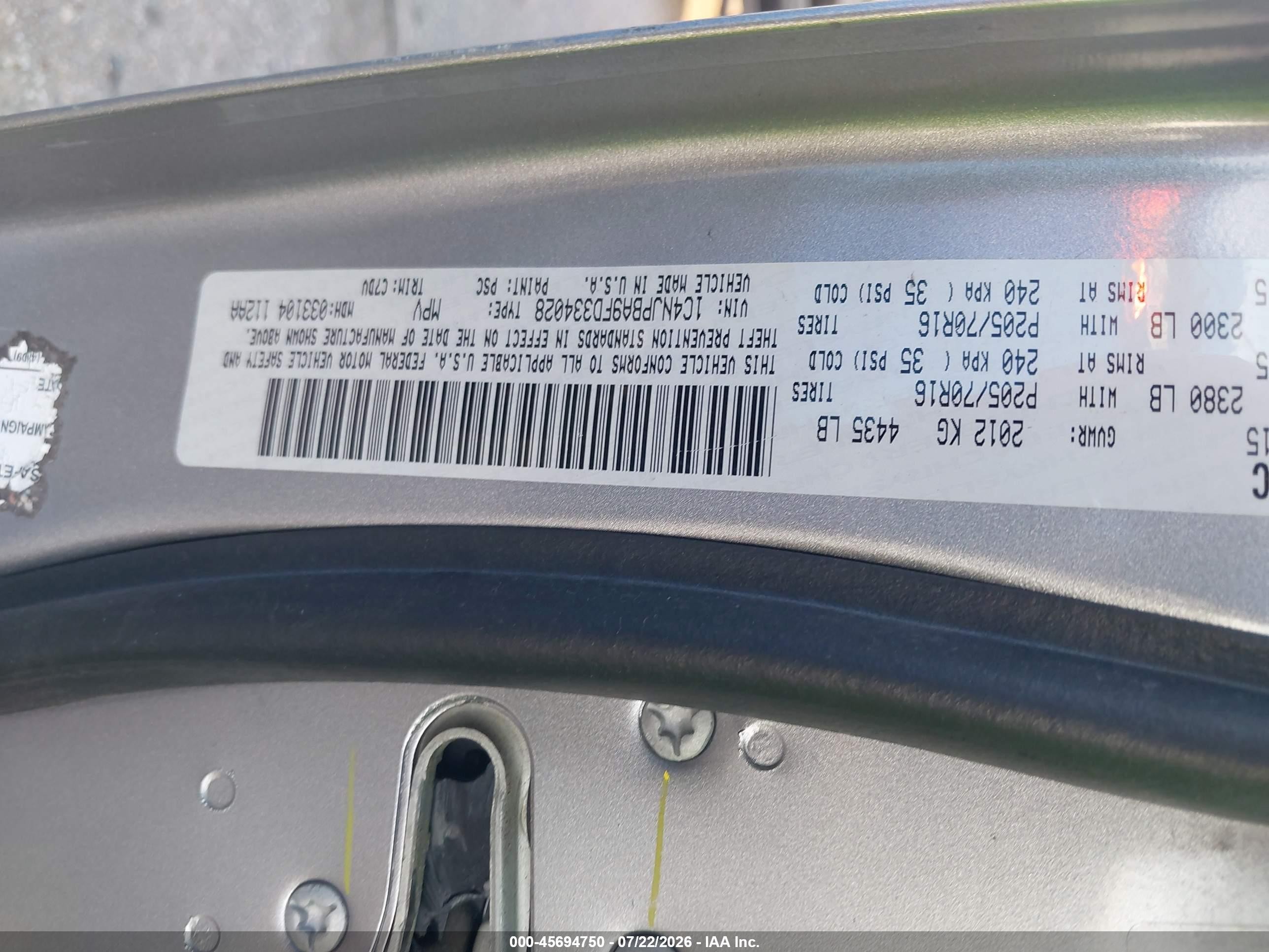 2015 Jeep Patriot Sport Silver vin: 1C4NJPBA9FD334028