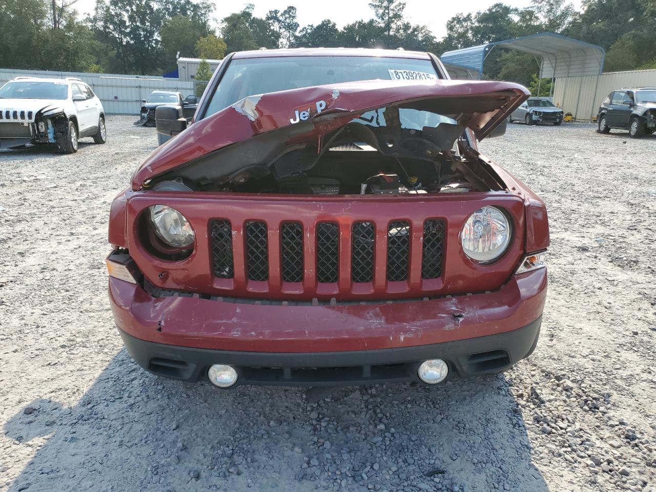 2015 Jeep Patriot Sport Red vin: 1C4NJPBA9FD400481