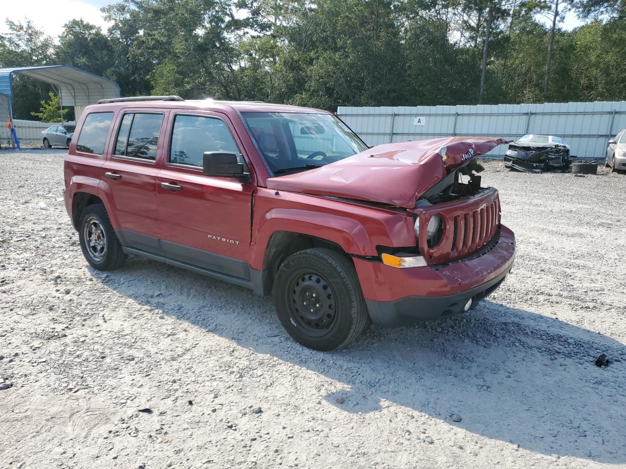 2015 Jeep Patriot Sport Red vin: 1C4NJPBA9FD400481