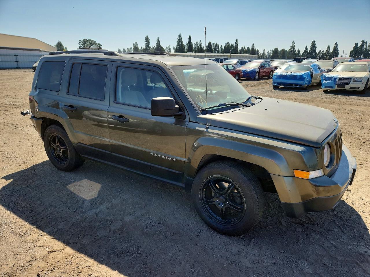2015 Jeep Patriot Green vin: 1C4NJPBA9FD414025