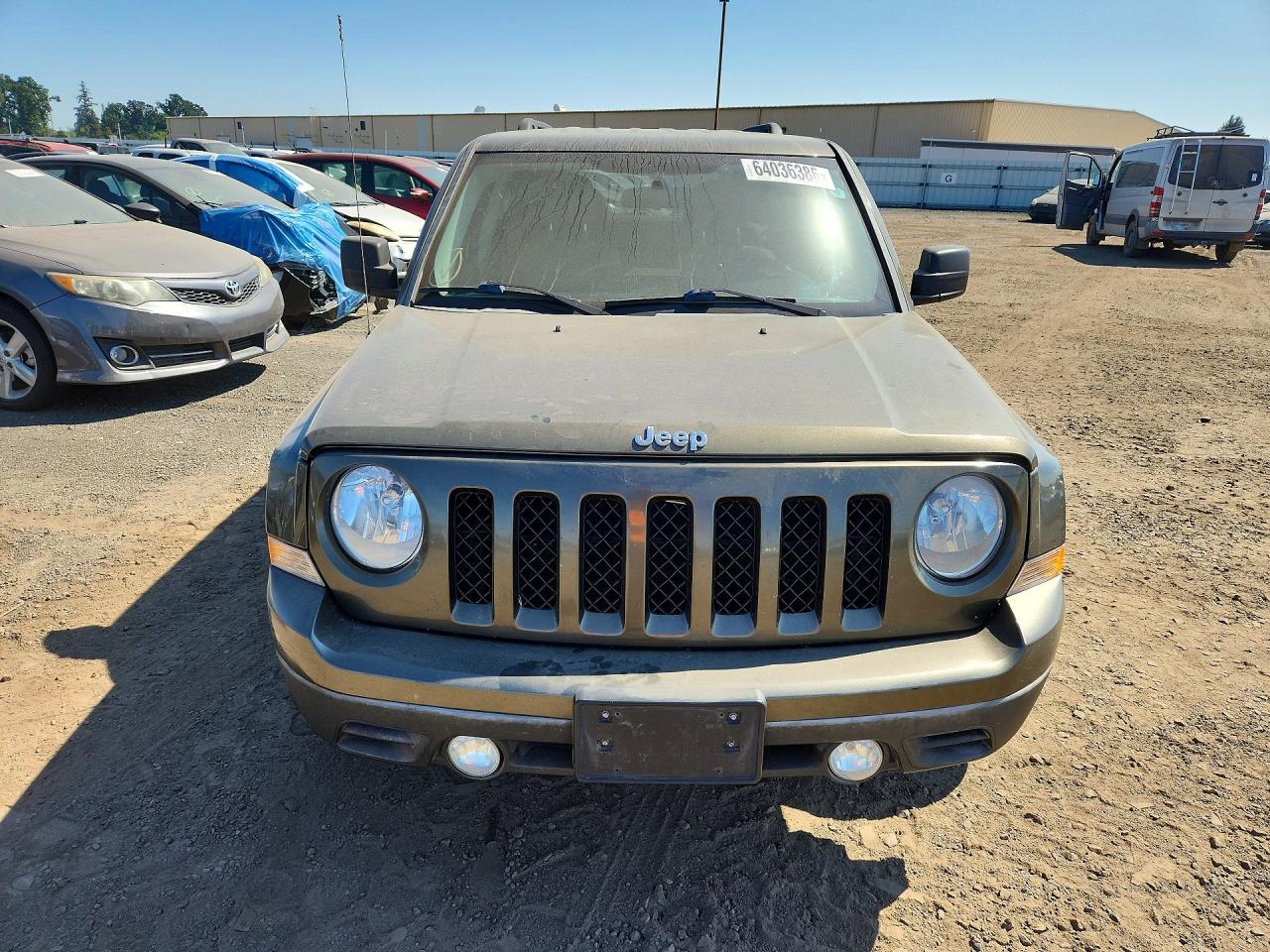 2015 Jeep Patriot Green vin: 1C4NJPBA9FD414025