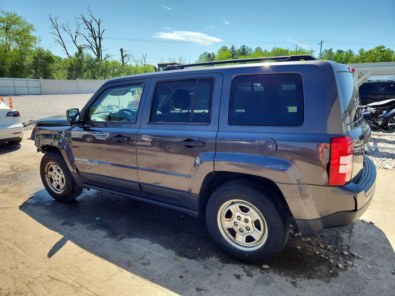 2015 Jeep Patriot Sport Gray vin: 1C4NJPBA9FD419189