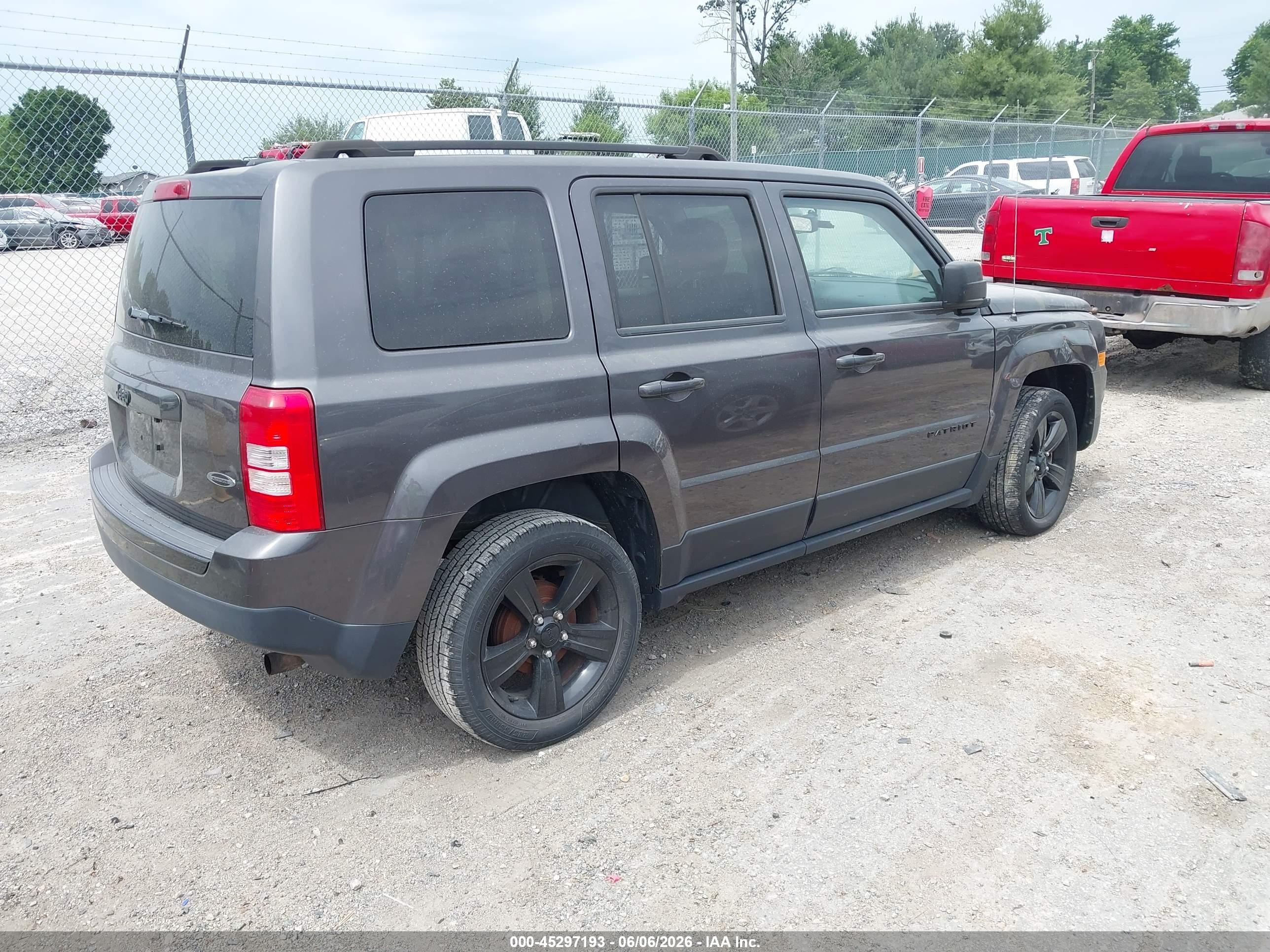 2015 Jeep Patriot Altitude Edition Gray vin: 1C4NJPBA9FD428636