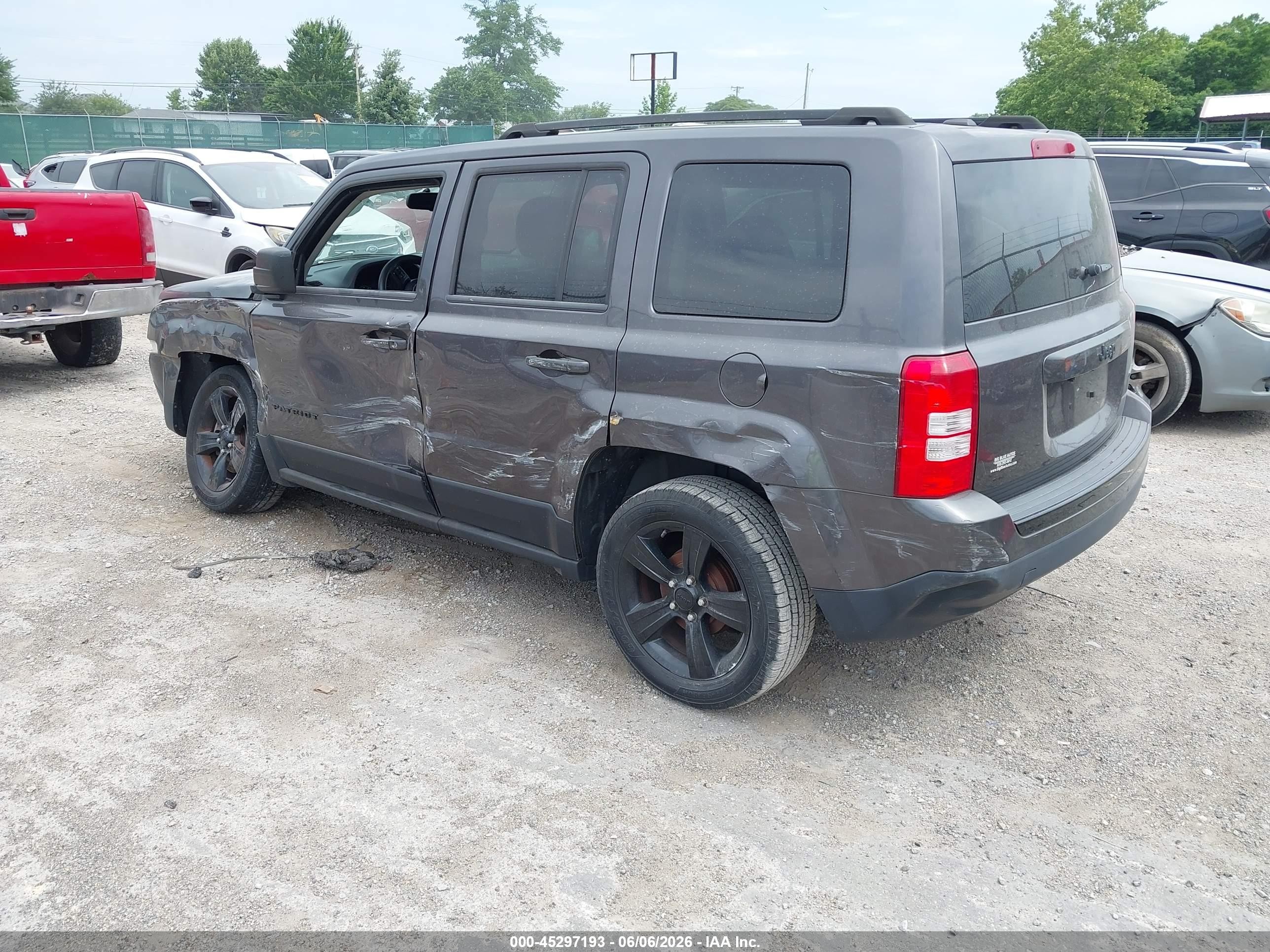2015 Jeep Patriot Altitude Edition Gray vin: 1C4NJPBA9FD428636