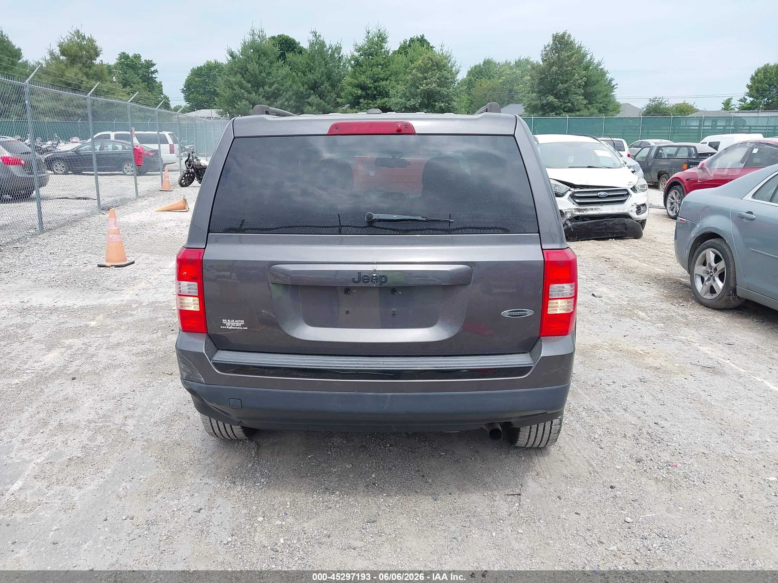 2015 Jeep Patriot Altitude Edition Gray vin: 1C4NJPBA9FD428636