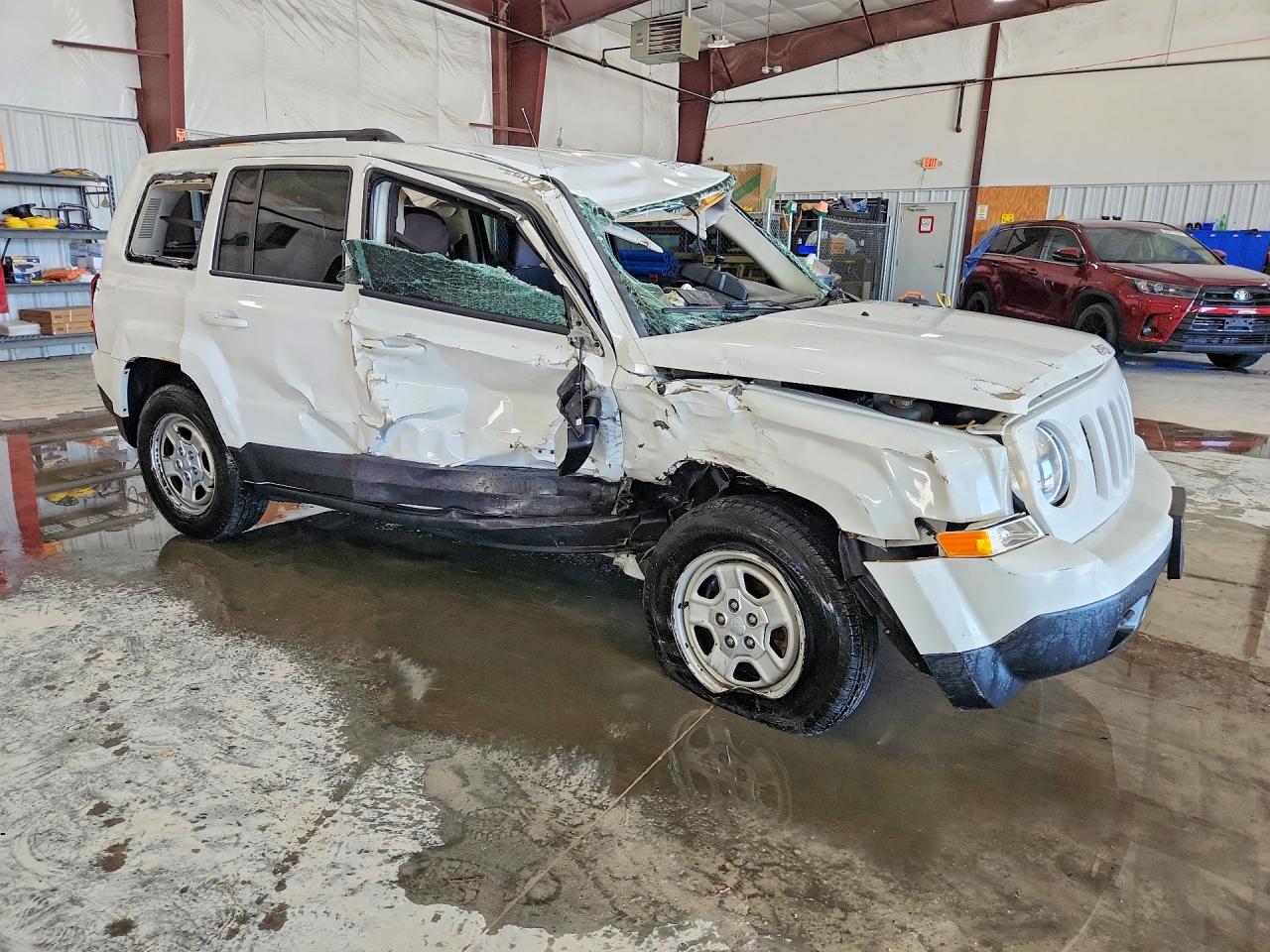 2016 Jeep Patriot Sport White vin: 1C4NJPBA9GD633682