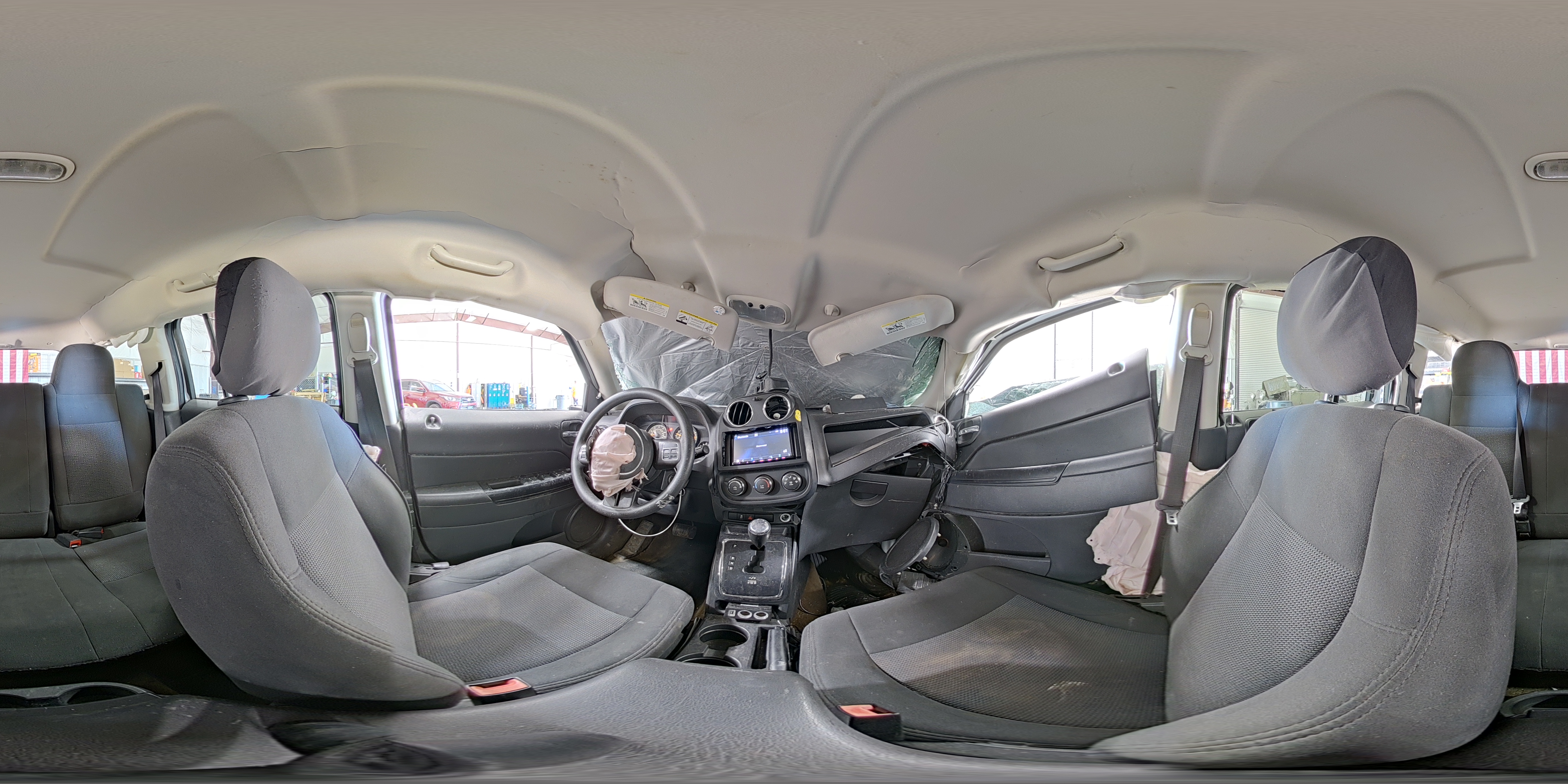 2016 Jeep Patriot Sport White vin: 1C4NJPBA9GD633682
