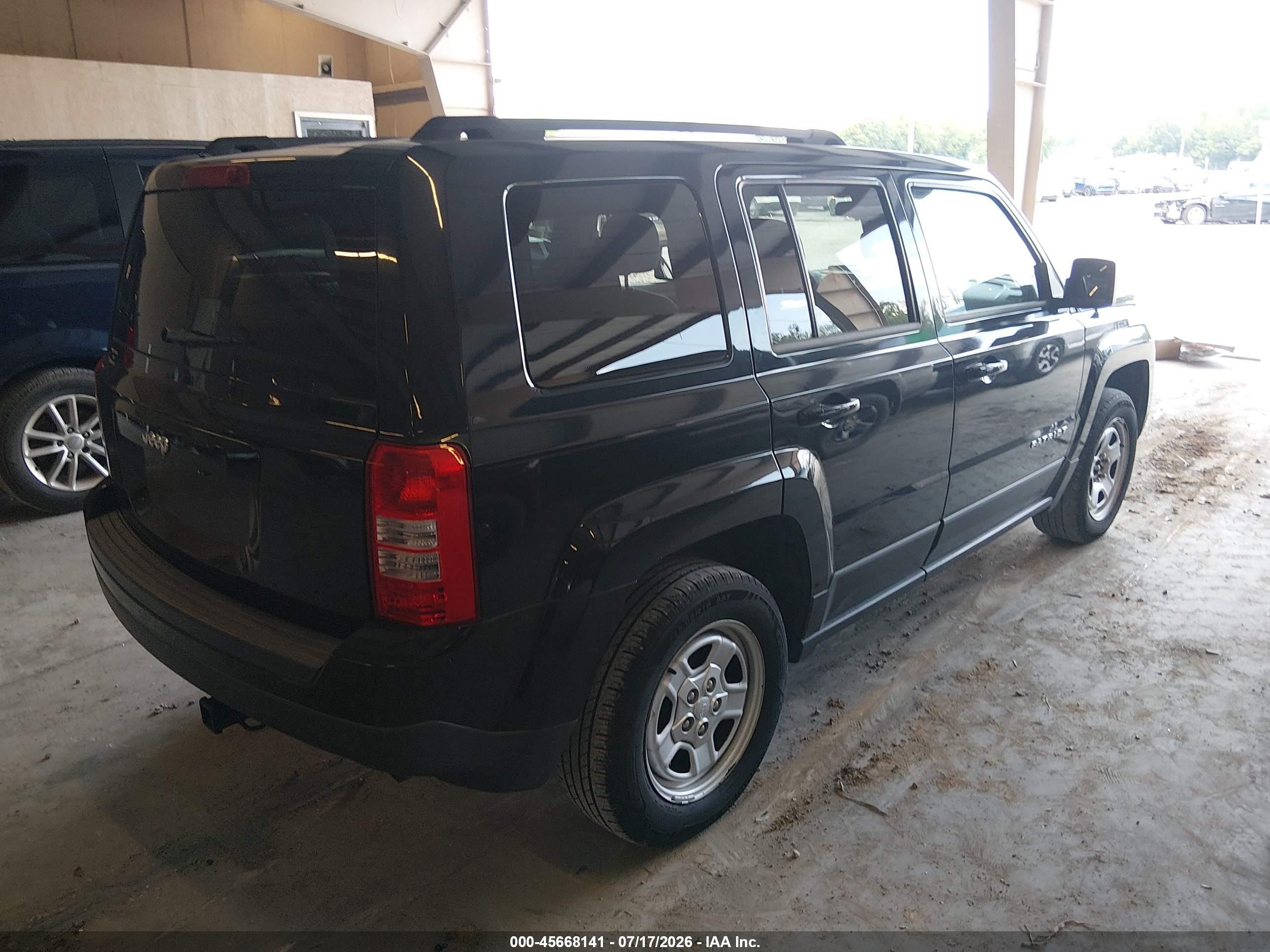 2014 Jeep Patriot Sport Black vin: 1C4NJPBAXED532096