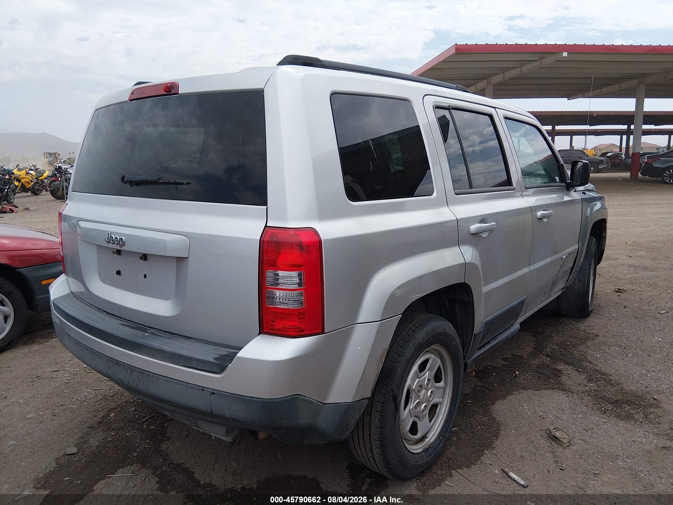 2014 Jeep Patriot Sport Gray vin: 1C4NJPBAXED559511