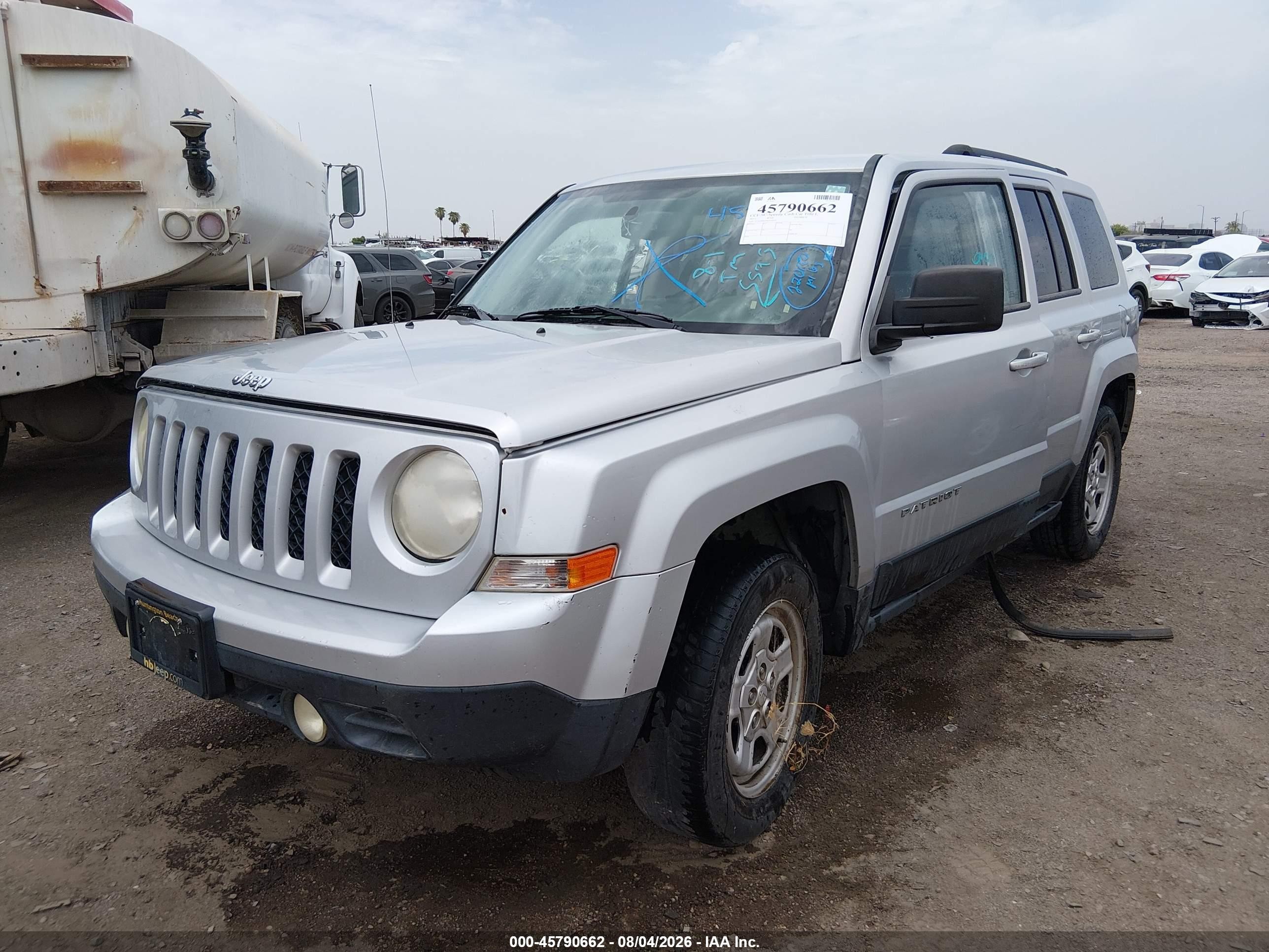 2014 Jeep Patriot Sport Gray vin: 1C4NJPBAXED559511