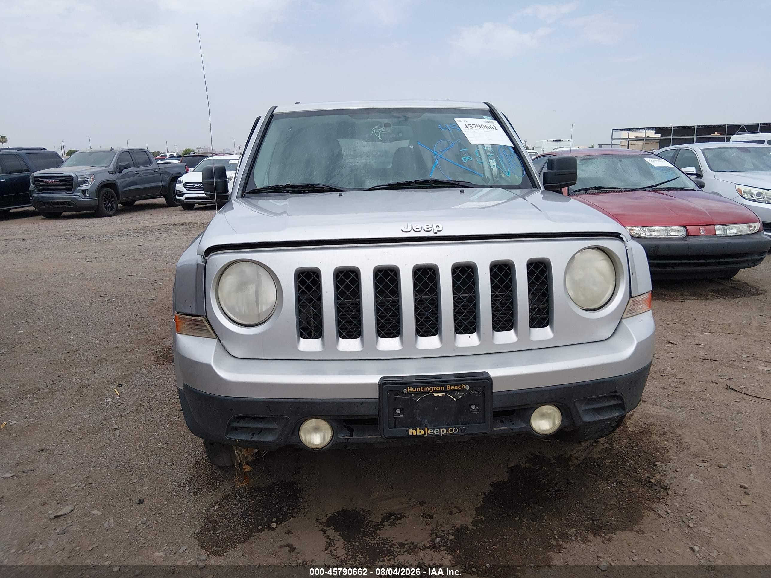 2014 Jeep Patriot Sport Gray vin: 1C4NJPBAXED559511