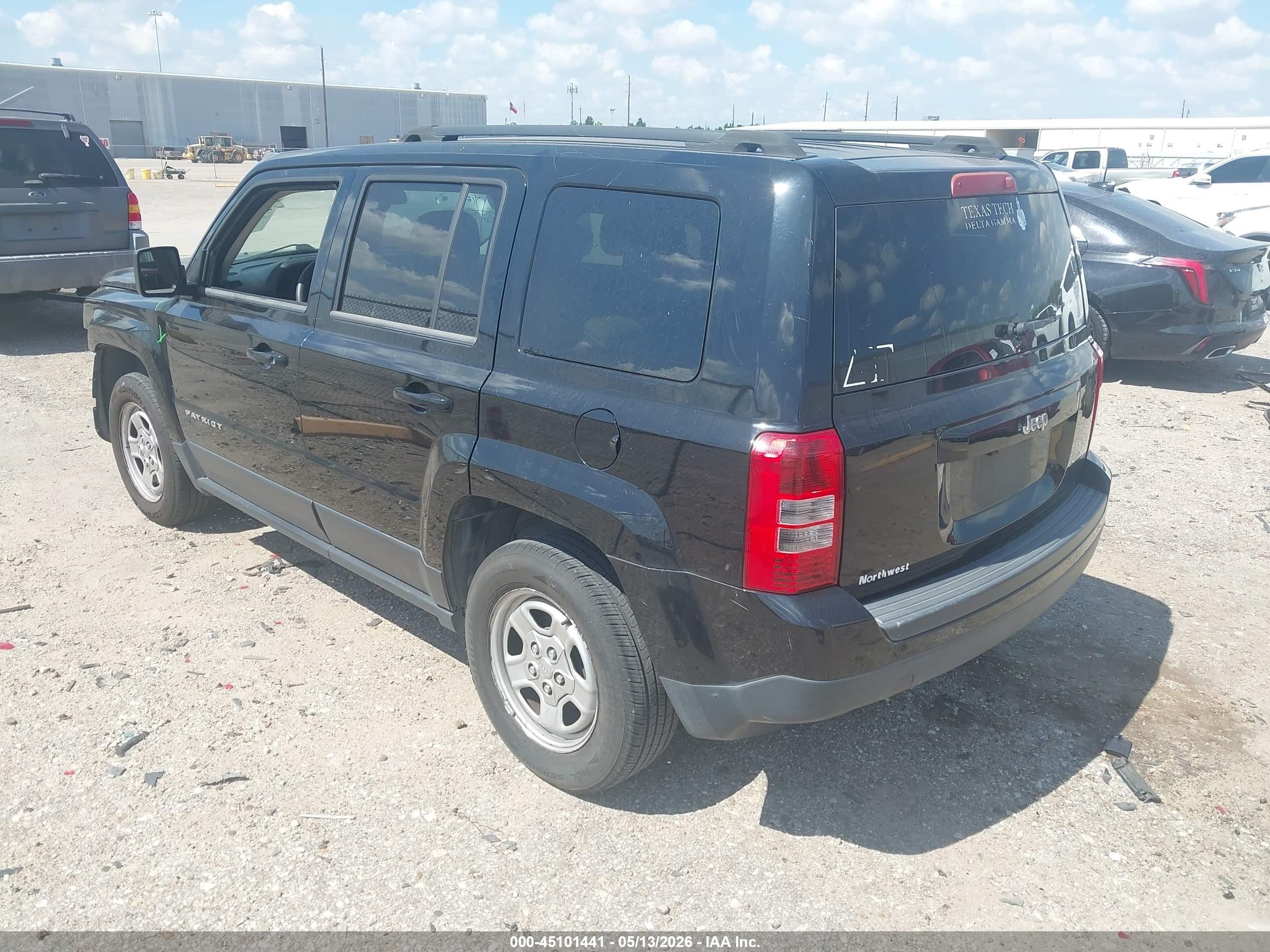 2014 Jeep Patriot Sport Black vin: 1C4NJPBAXED653470