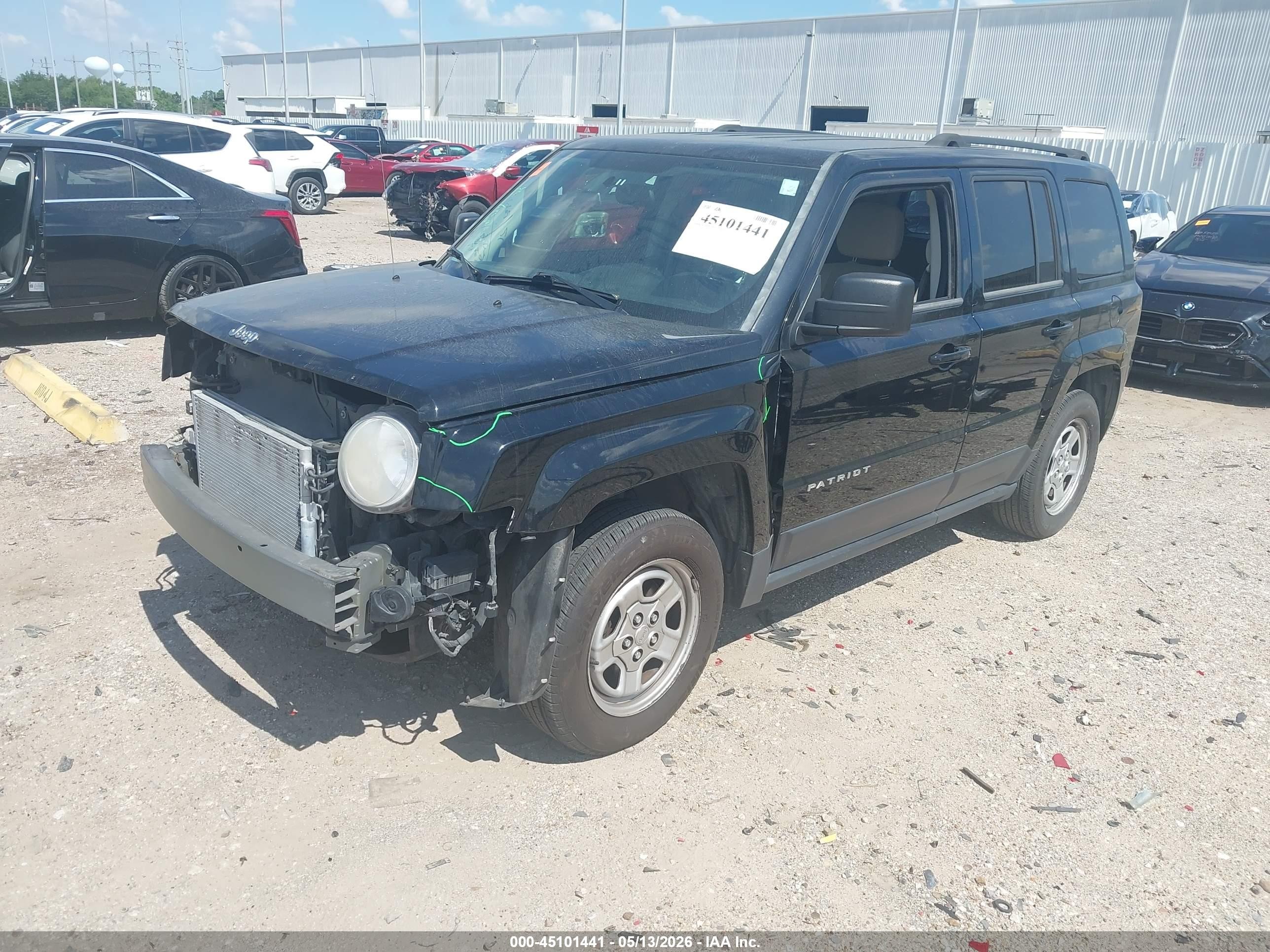 2014 Jeep Patriot Sport Black vin: 1C4NJPBAXED653470