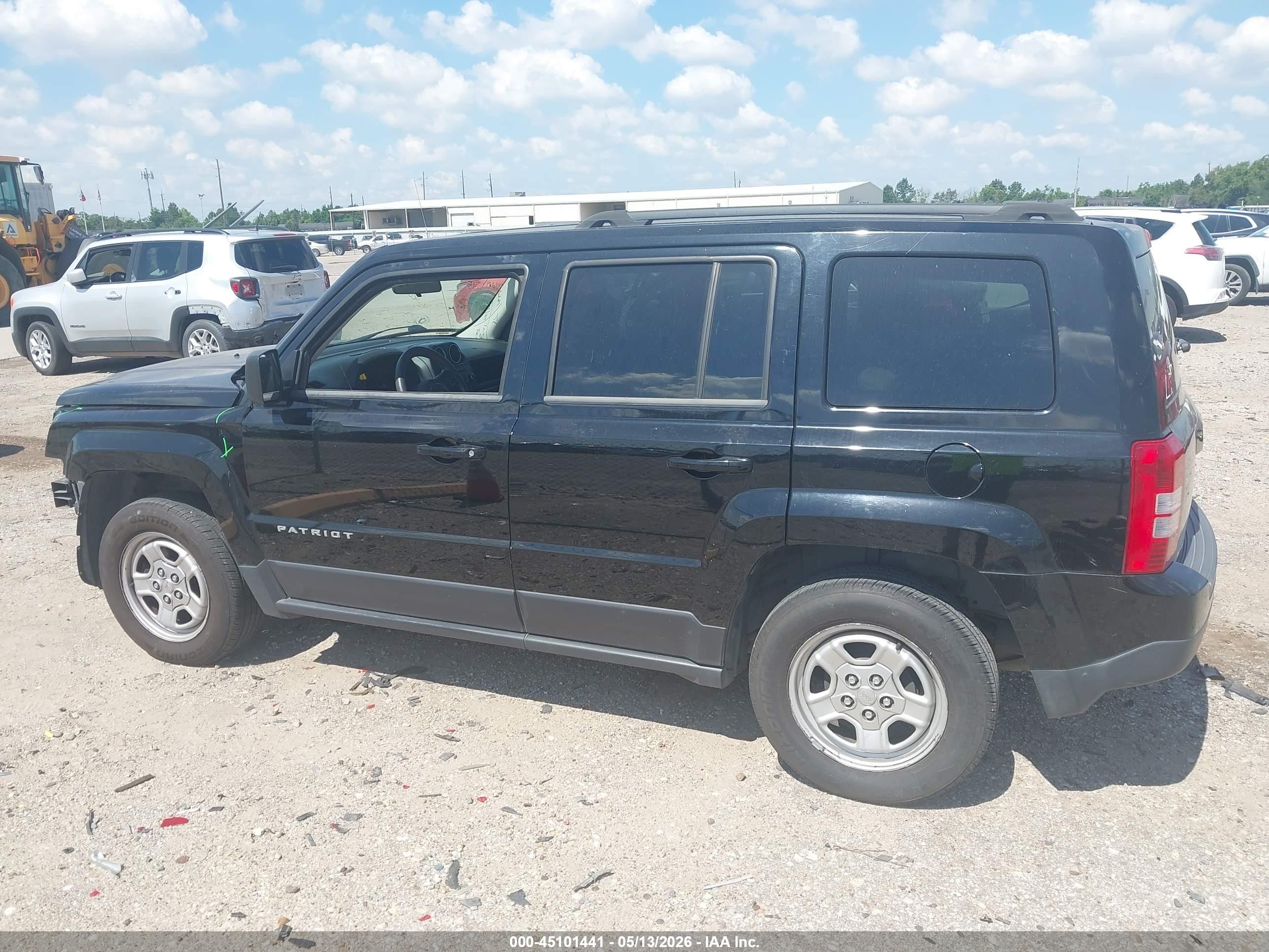 2014 Jeep Patriot Sport Black vin: 1C4NJPBAXED653470