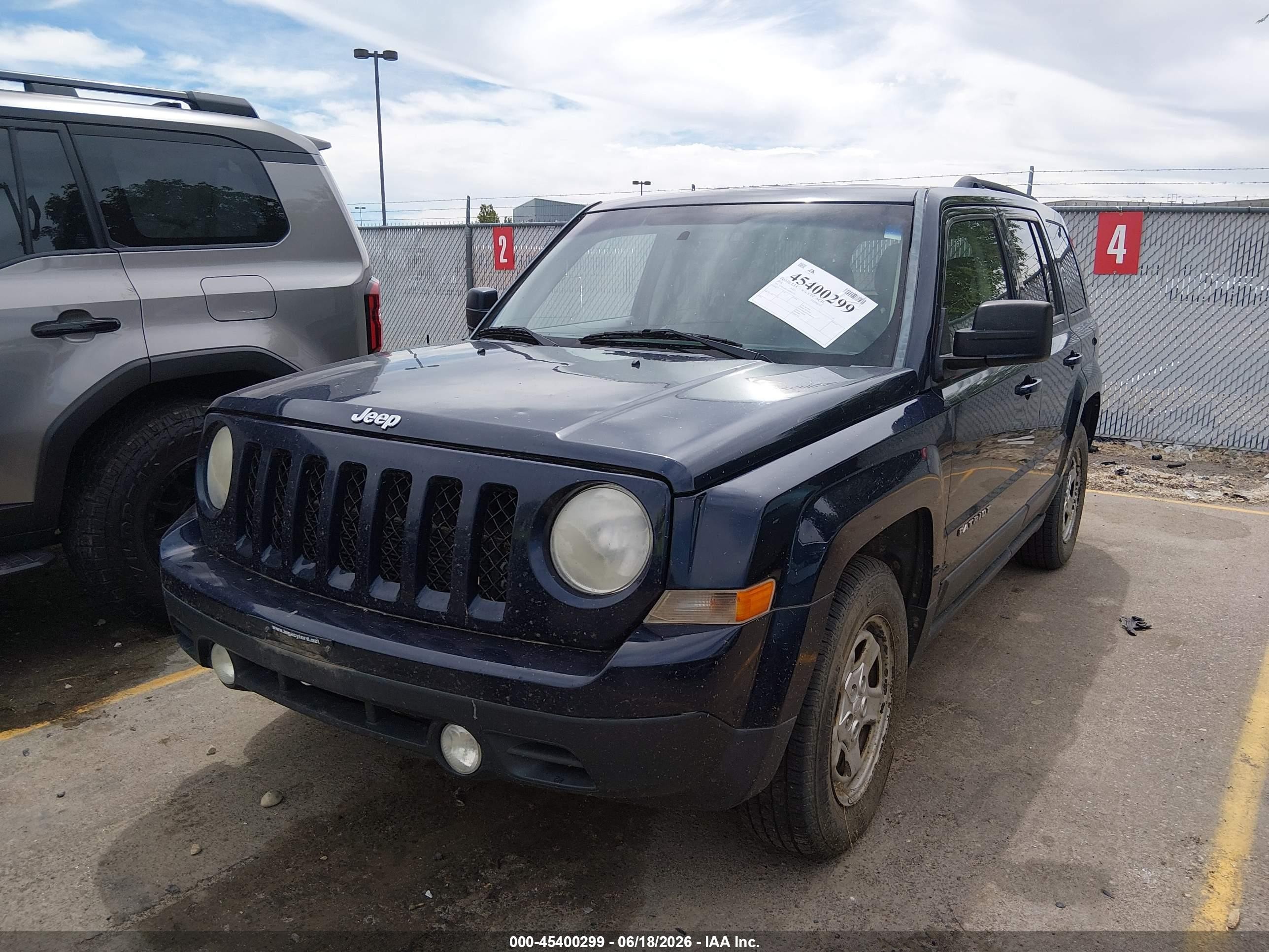 2014 Jeep Patriot Sport Blue vin: 1C4NJPBAXED801147