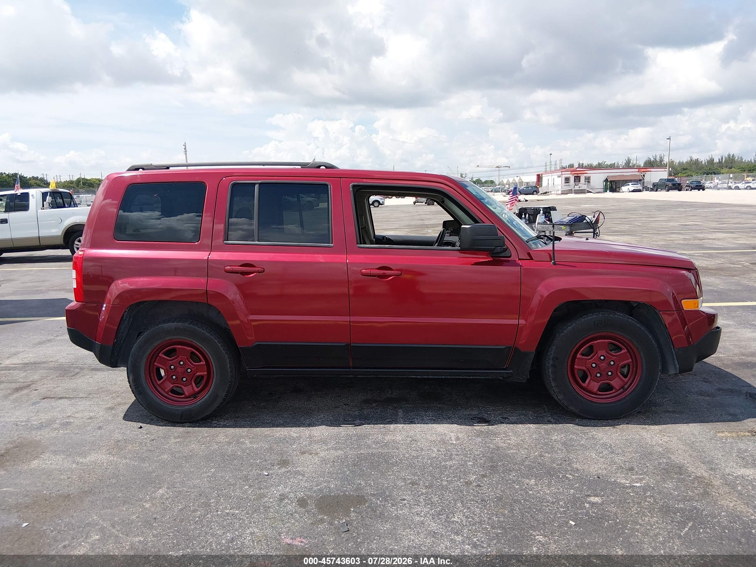 2015 Jeep Patriot Sport Red vin: 1C4NJPBAXFD235315