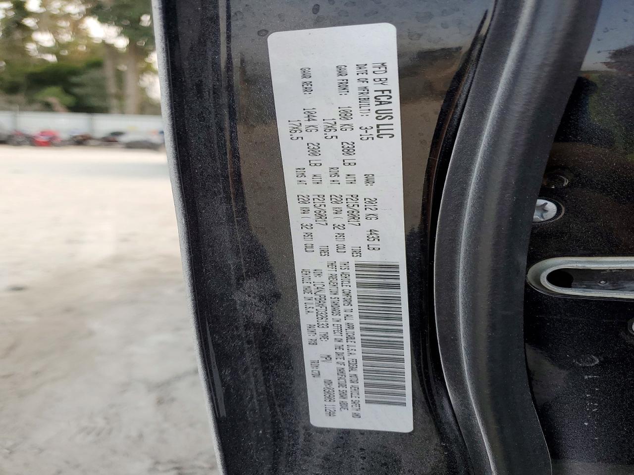 2015 Jeep Patriot Sport Black vin: 1C4NJPBAXFD326133