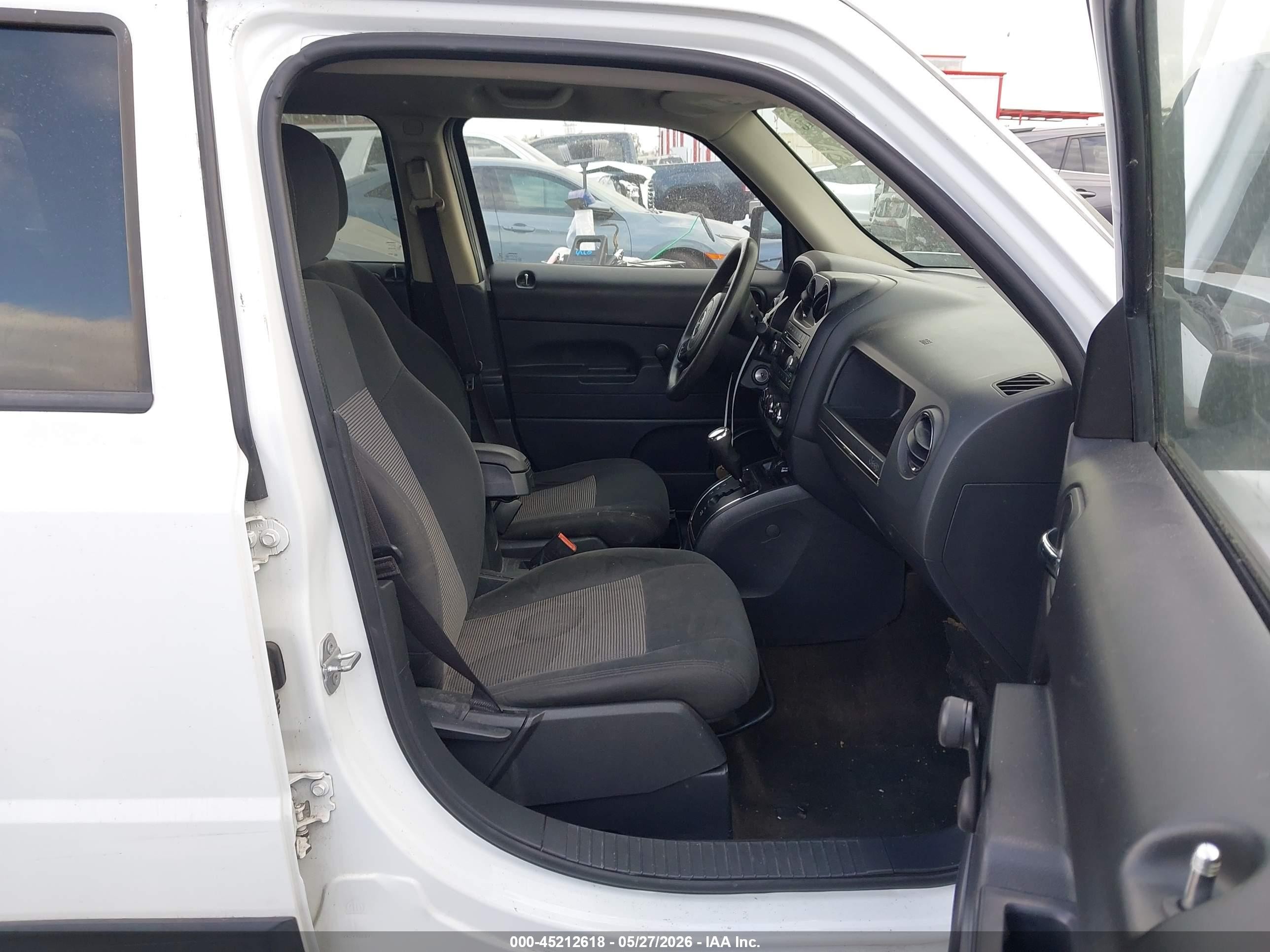 2015 Jeep Patriot Sport White vin: 1C4NJPBAXFD438379