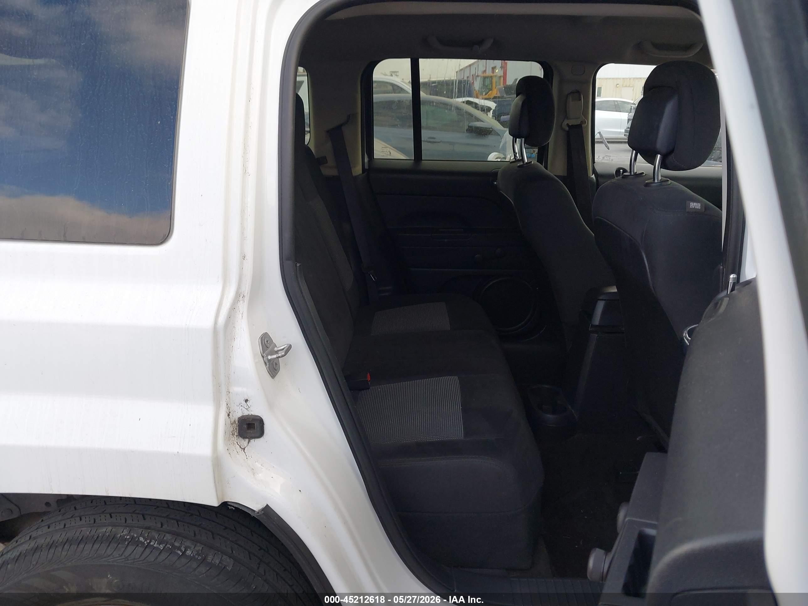 2015 Jeep Patriot Sport White vin: 1C4NJPBAXFD438379