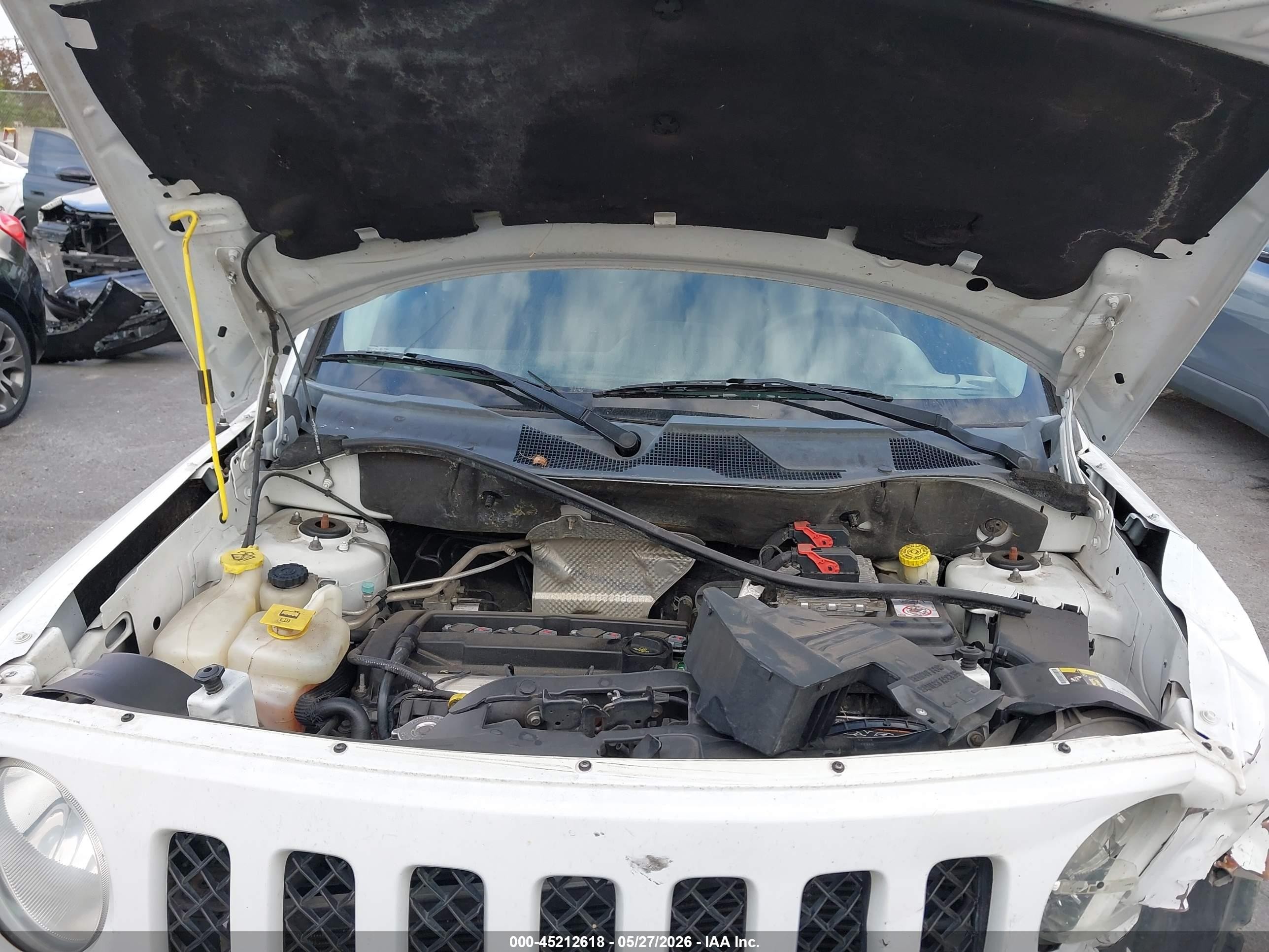 2015 Jeep Patriot Sport White vin: 1C4NJPBAXFD438379