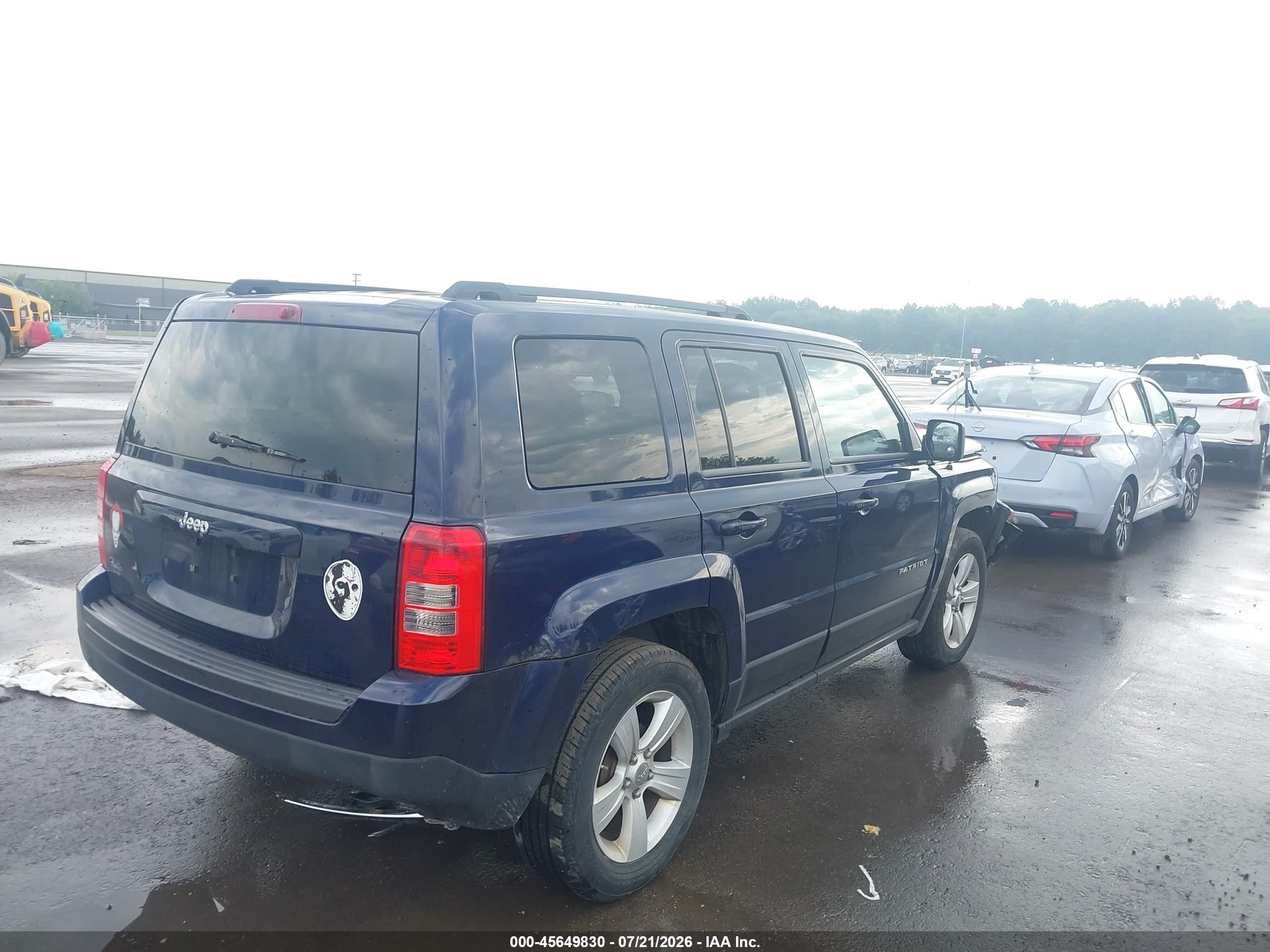 2012 Jeep Patriot Sport Dark Blue vin: 1C4NJPBB0CD664175