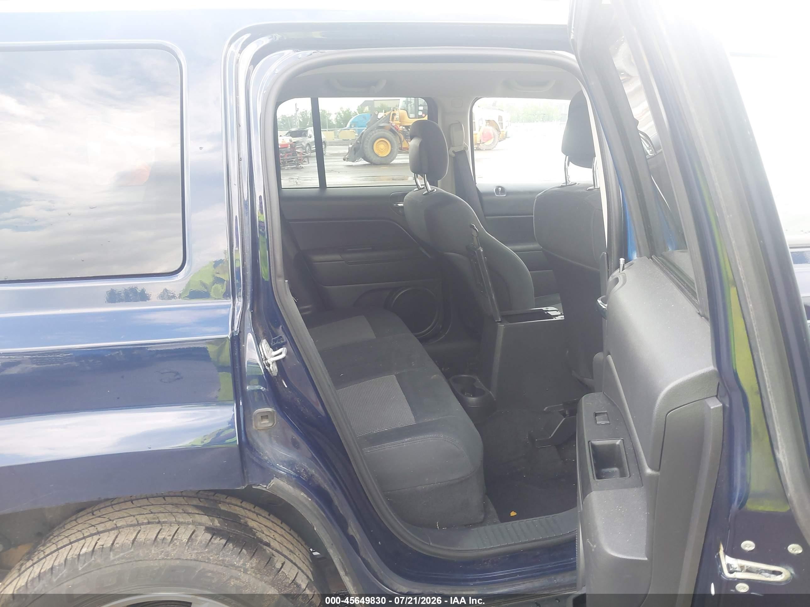 2012 Jeep Patriot Sport Dark Blue vin: 1C4NJPBB0CD664175