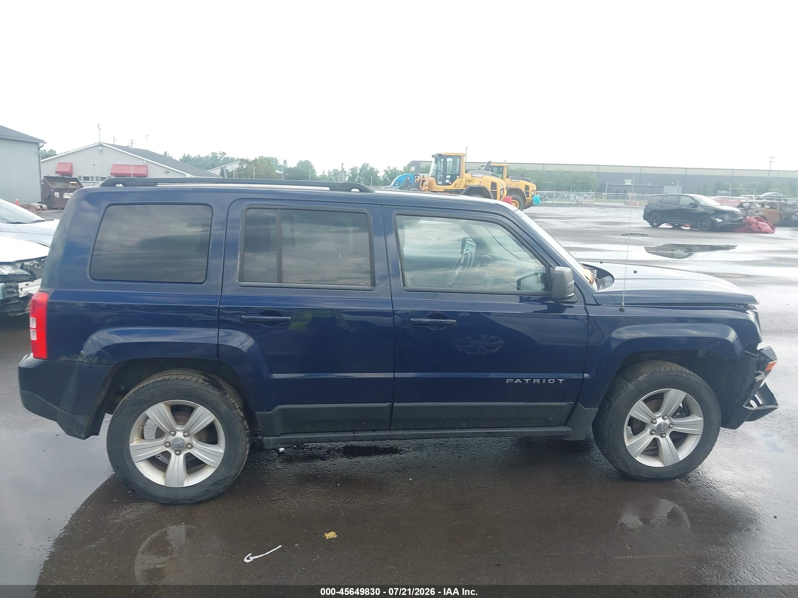 2012 Jeep Patriot Sport Dark Blue vin: 1C4NJPBB0CD664175