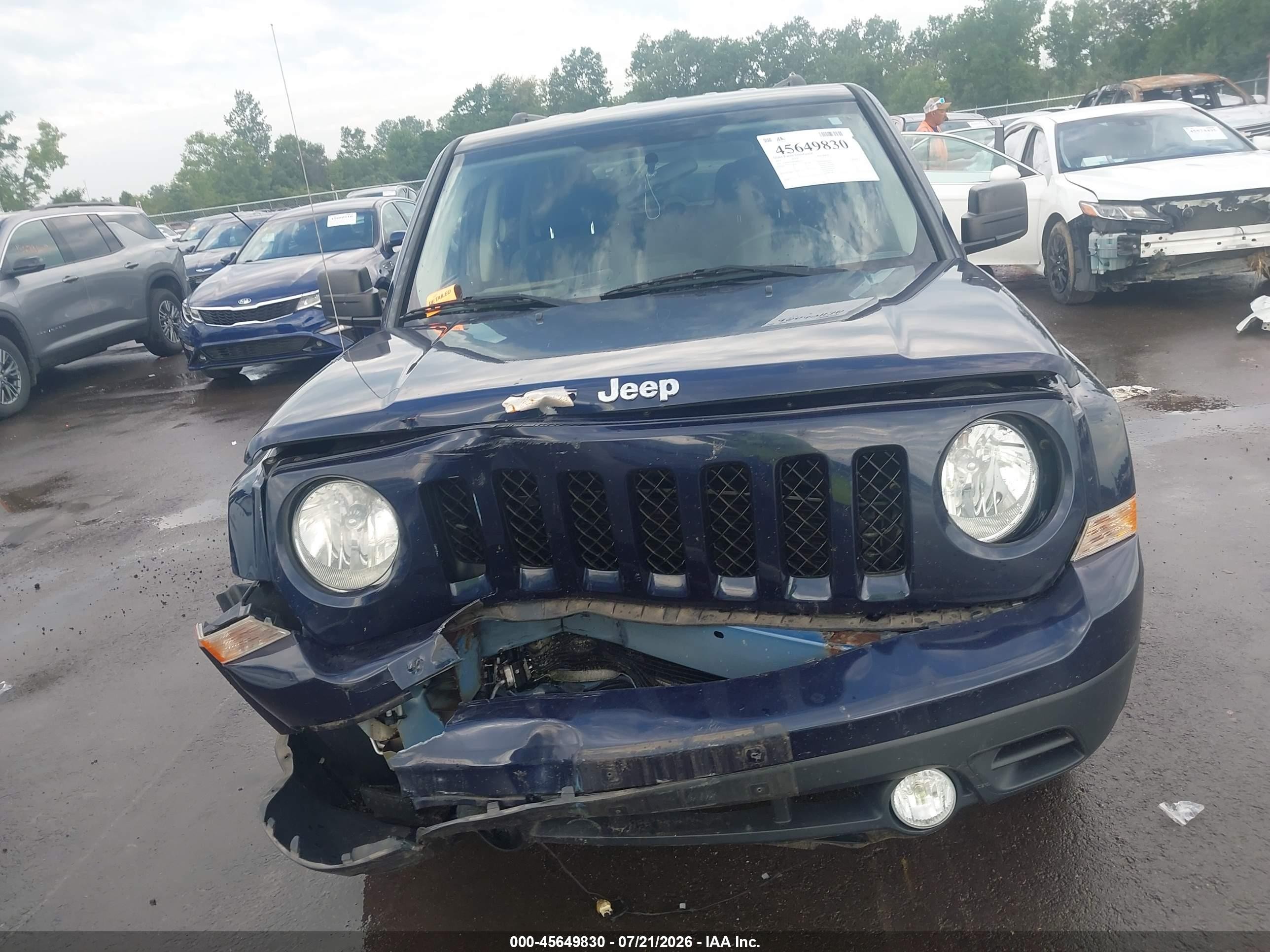 2012 Jeep Patriot Sport Dark Blue vin: 1C4NJPBB0CD664175