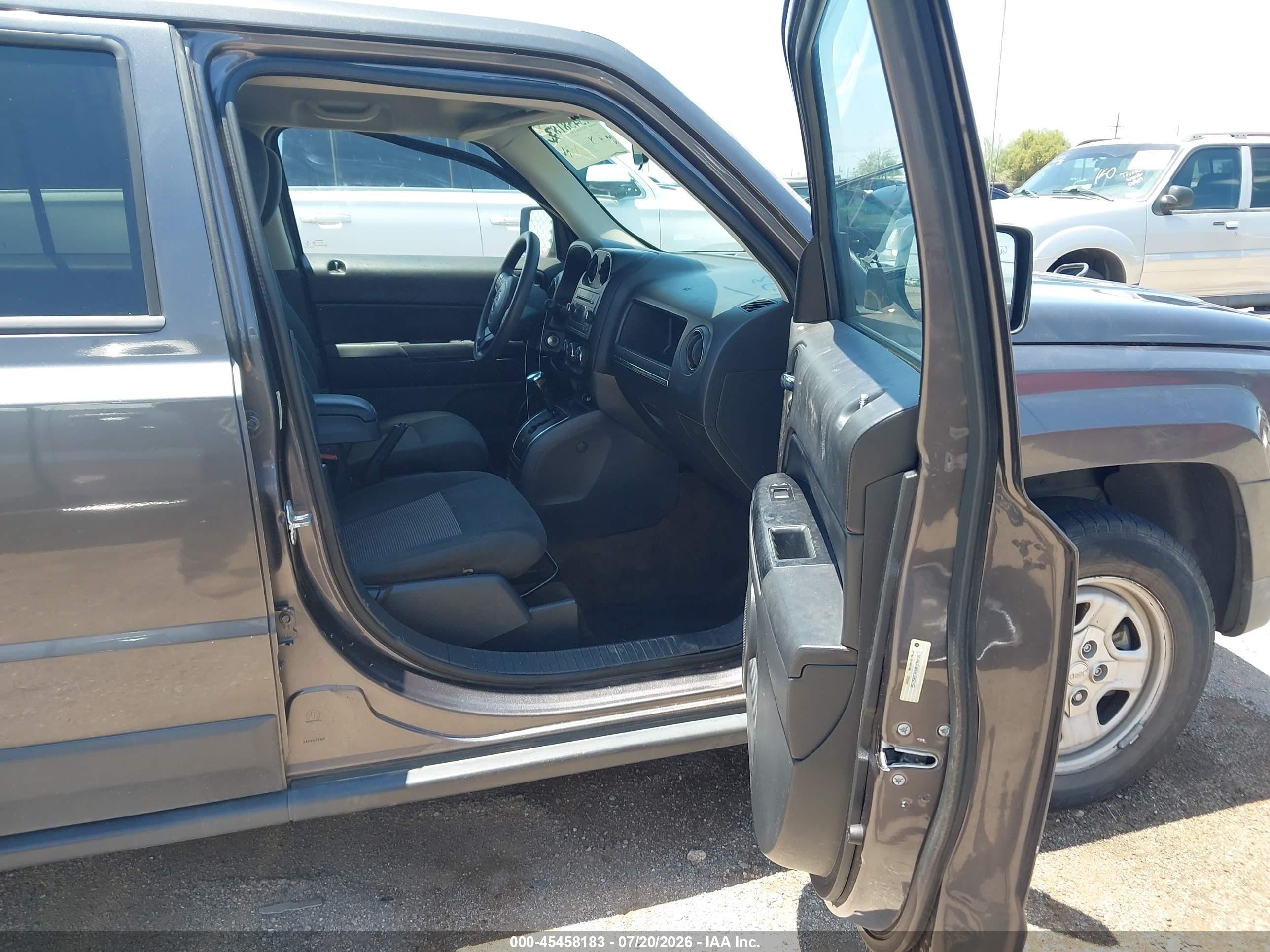 2014 Jeep Patriot Sport Gray vin: 1C4NJPBB0ED850155