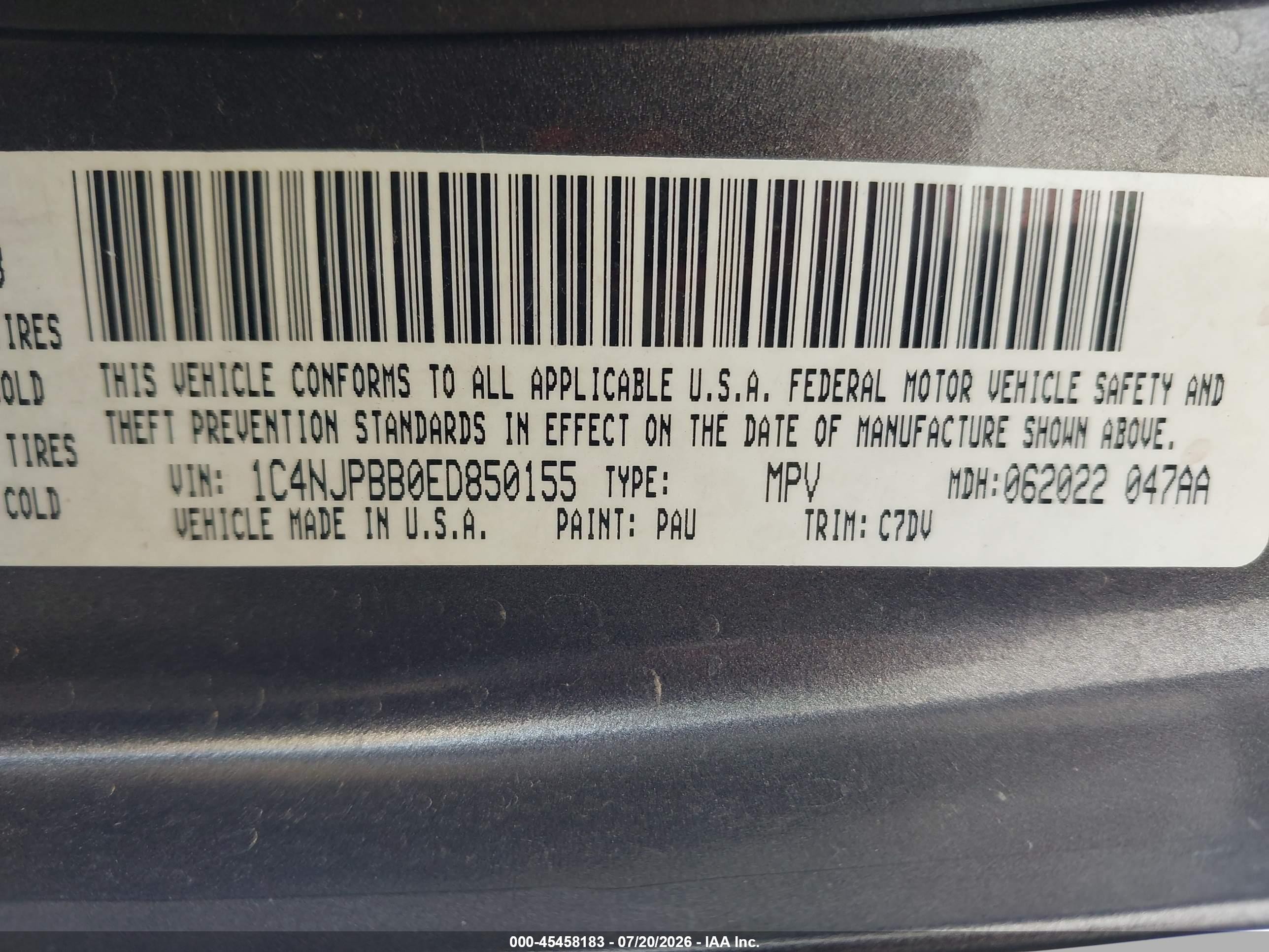 2014 Jeep Patriot Sport Gray vin: 1C4NJPBB0ED850155
