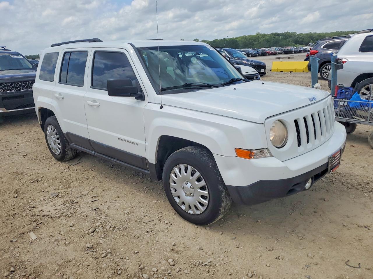 2014 Jeep Patriot Sport Белый vin: 1C4NJPBB0ED859261