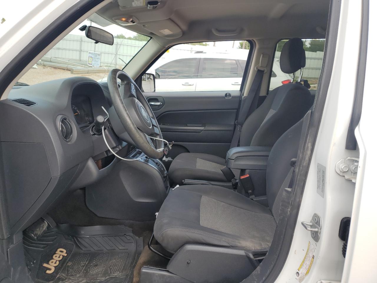 2015 Jeep Patriot Sport White vin: 1C4NJPBB0FD304828